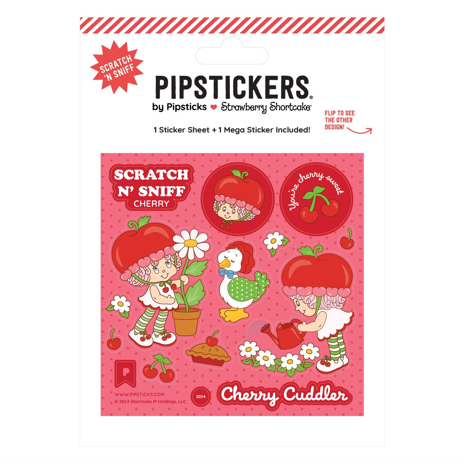 Pipsticks + Strawberry Shortcake Sticker & Stationery Gift Box