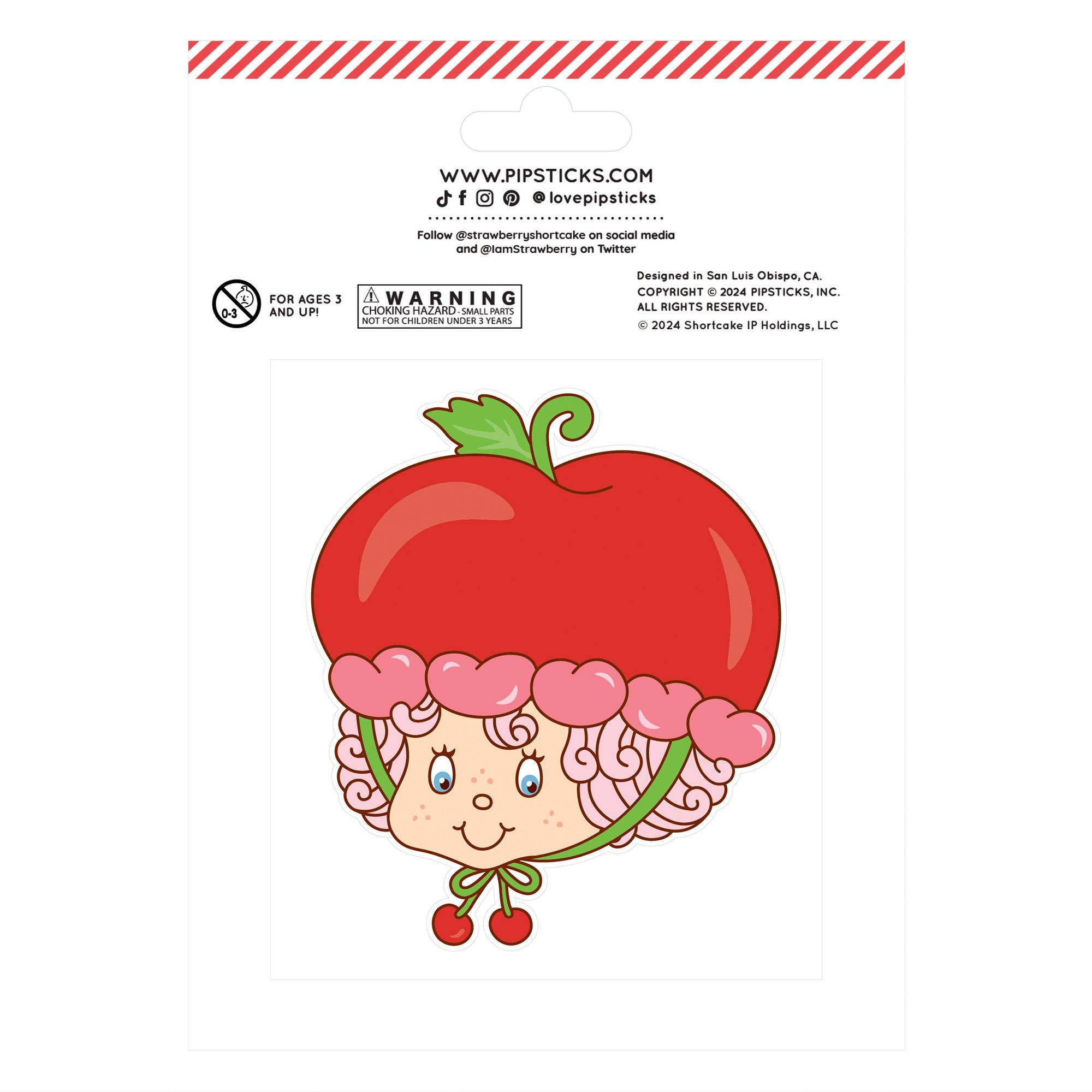 Pipsticks + Strawberry Shortcake Sticker & Stationery Gift Box