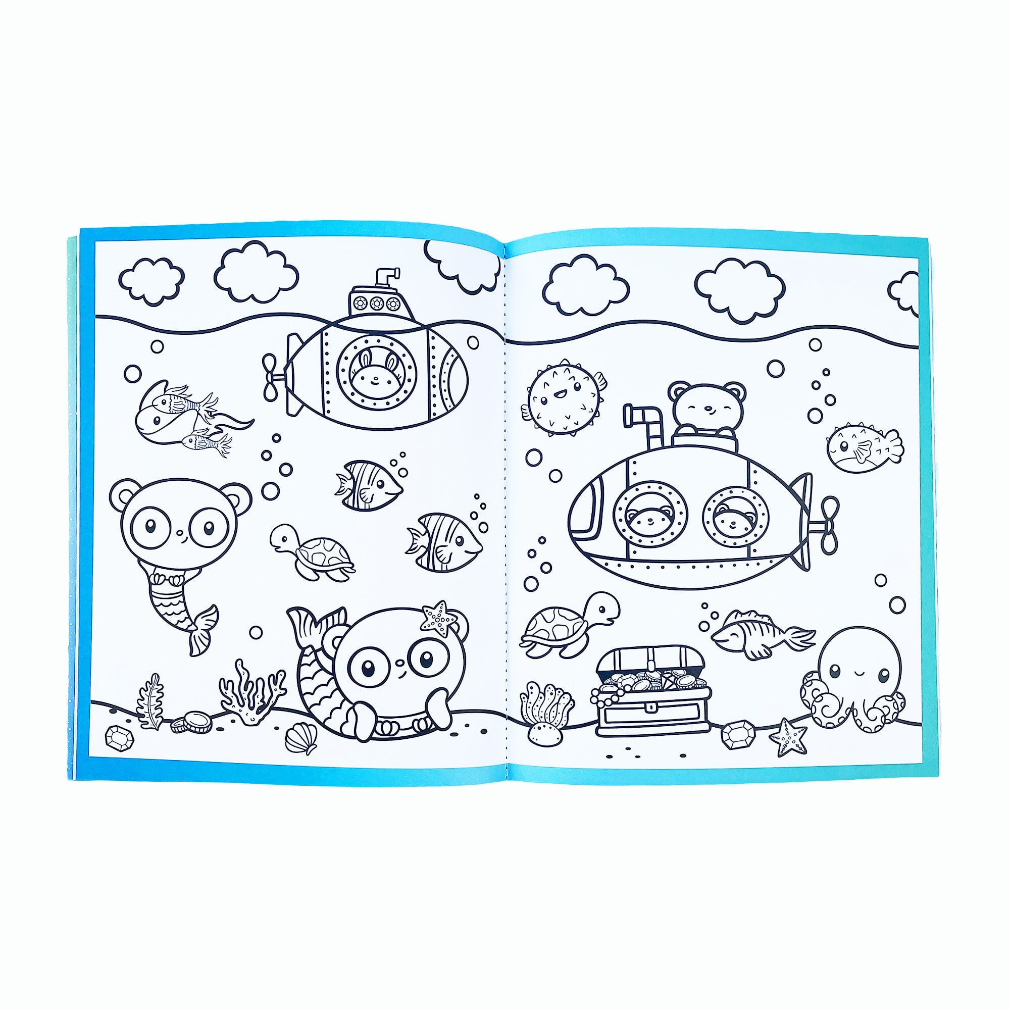 Draw-Along Sealife Sticker Book