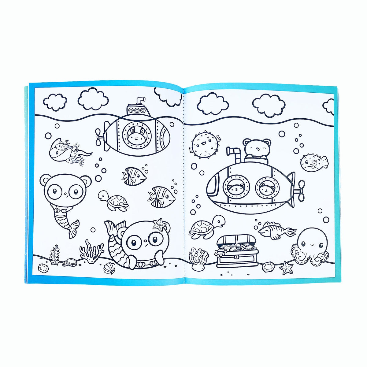 Draw-Along Sealife Sticker Book