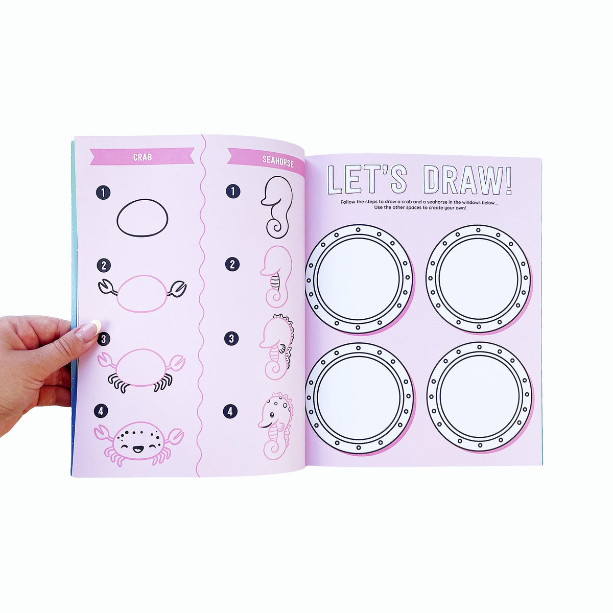 Draw-Along Sealife Sticker Book