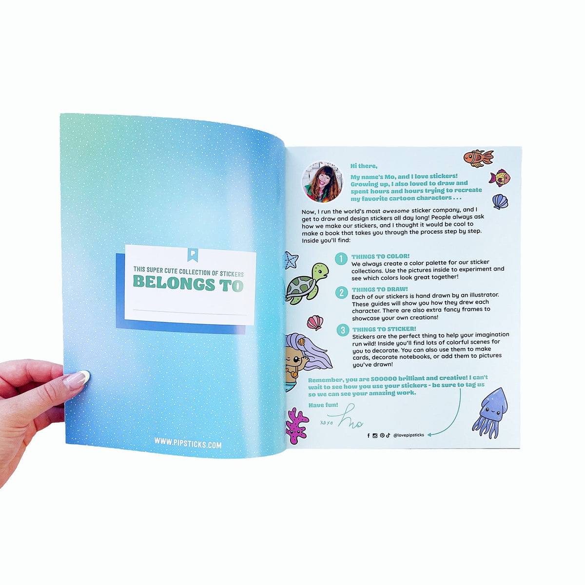 Draw-Along Sealife Sticker Book
