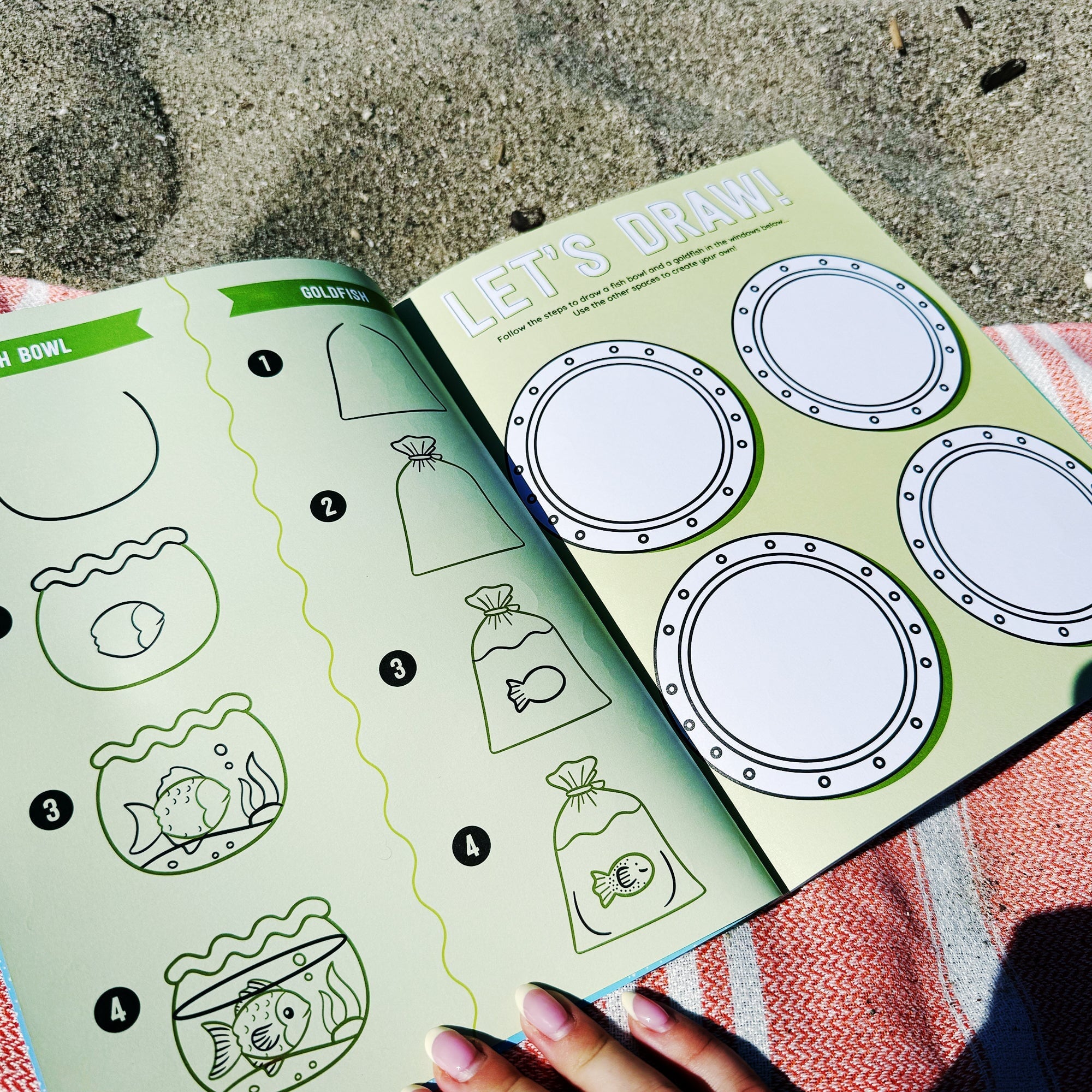 Draw-Along Sealife Sticker Book