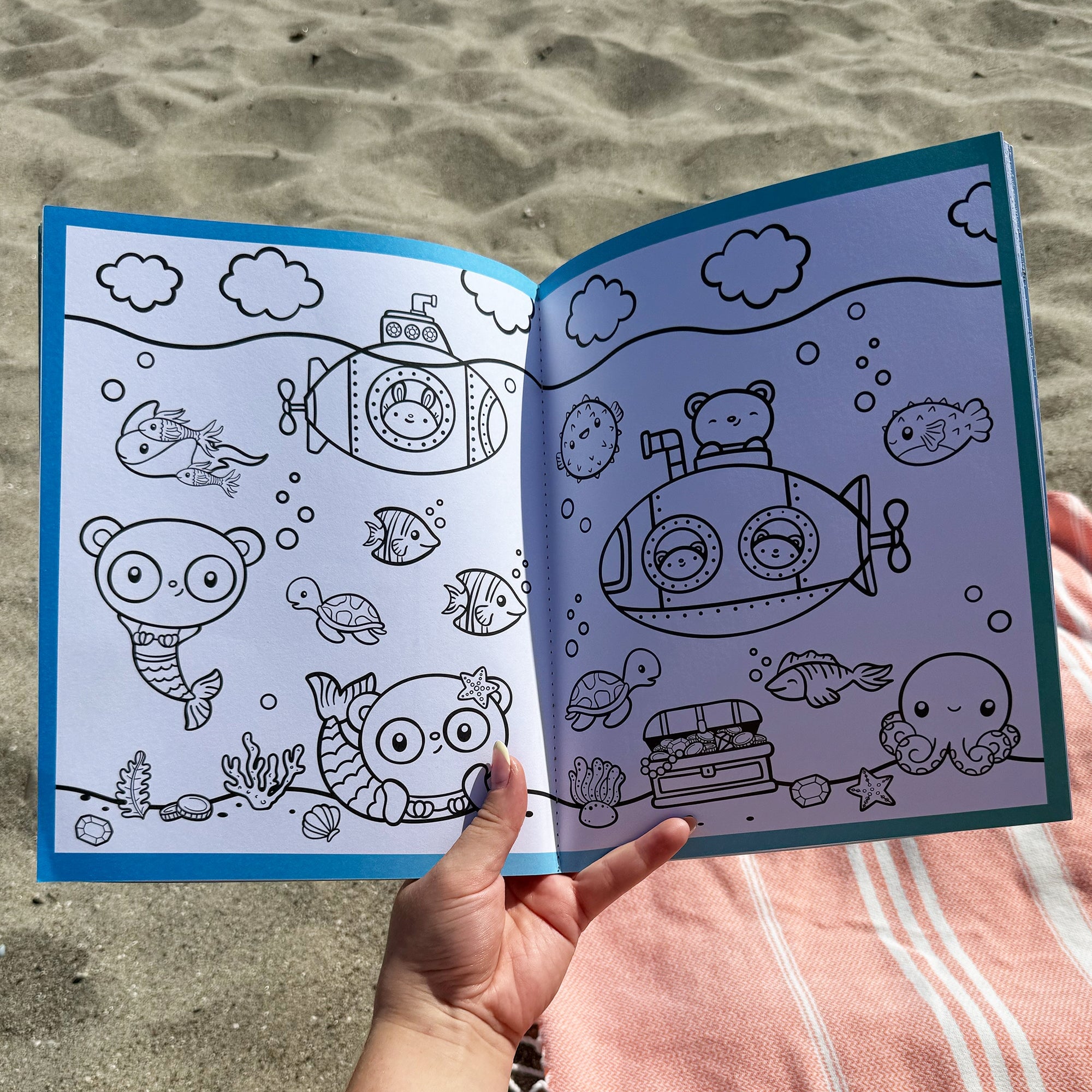 Draw-Along Sealife Sticker Book
