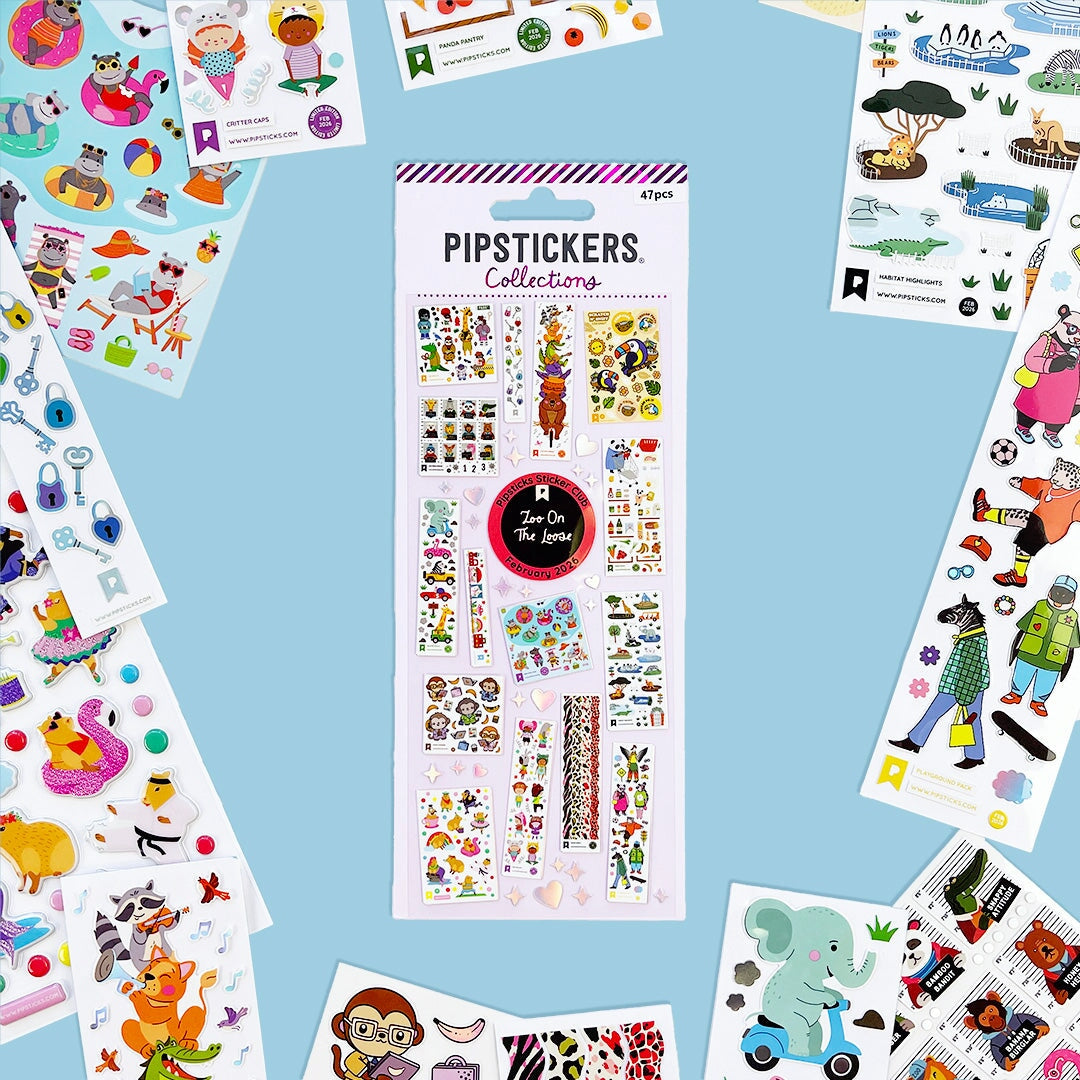 February 2026 Sticker Collections: Kid Club - Zoo On The Loose