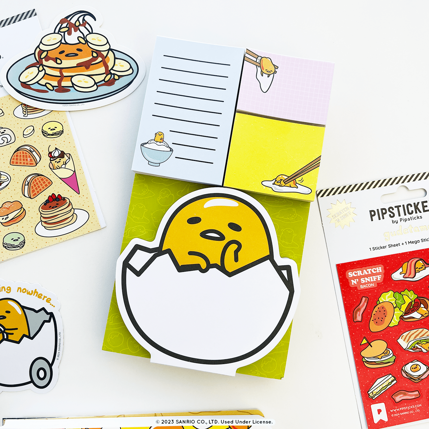 Gudetama Big Sigh Memo Pad Set