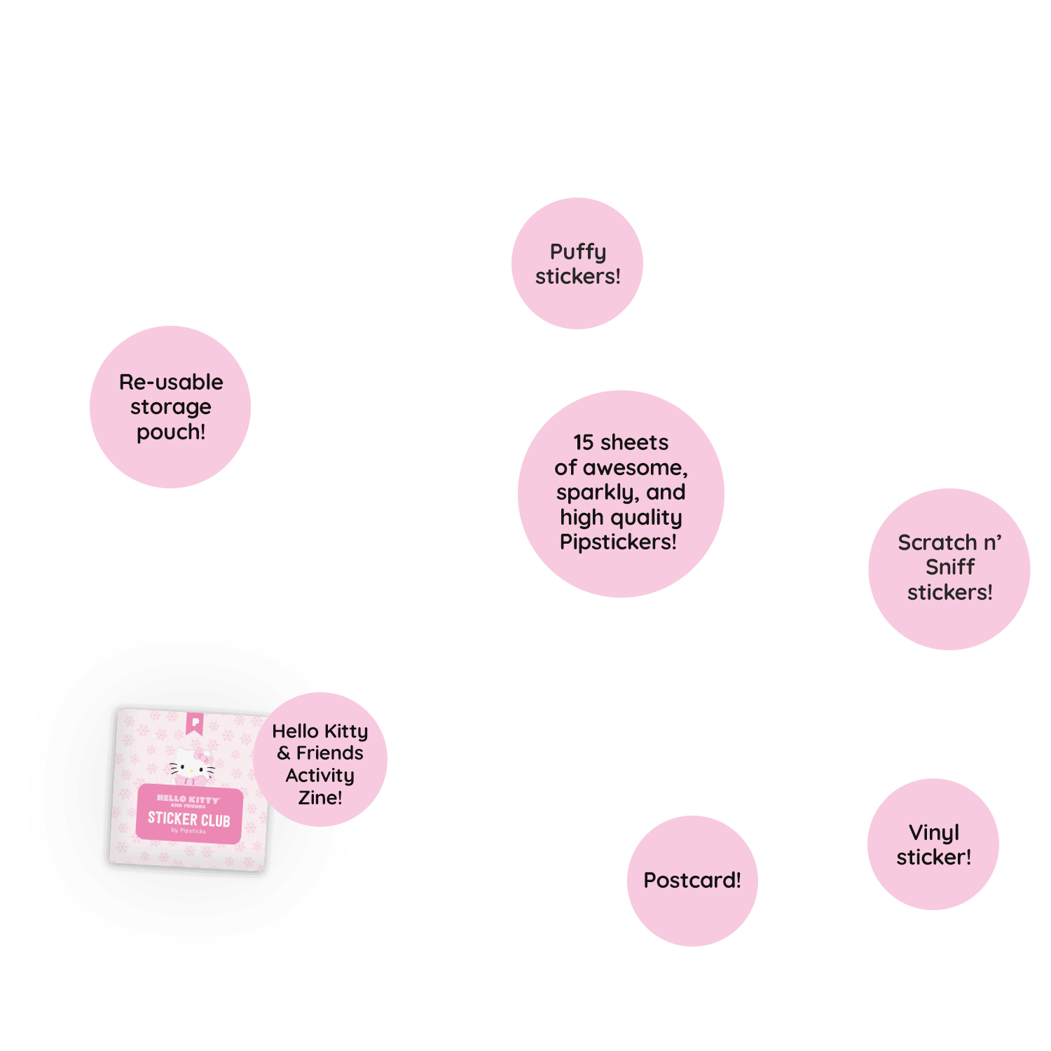 Sweet Snuggles Hello Kitty and Friends Pack