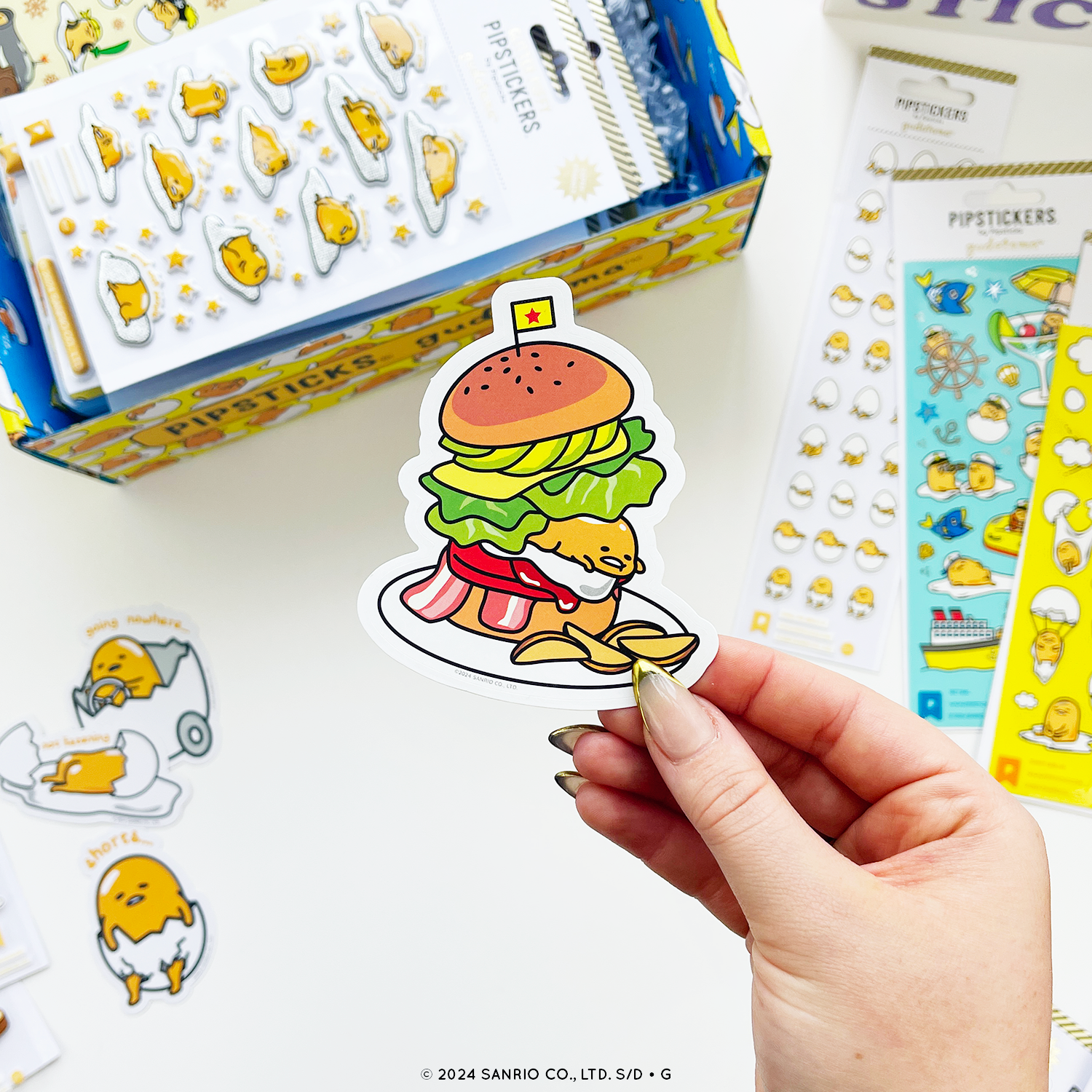 Gudetama Bacon Me Hungry Scratch 'n Sniff (2ct)