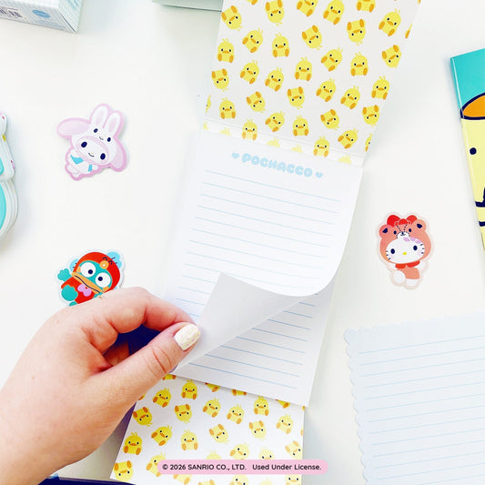 Pochacco Happy Duckling Fold Over Notebook