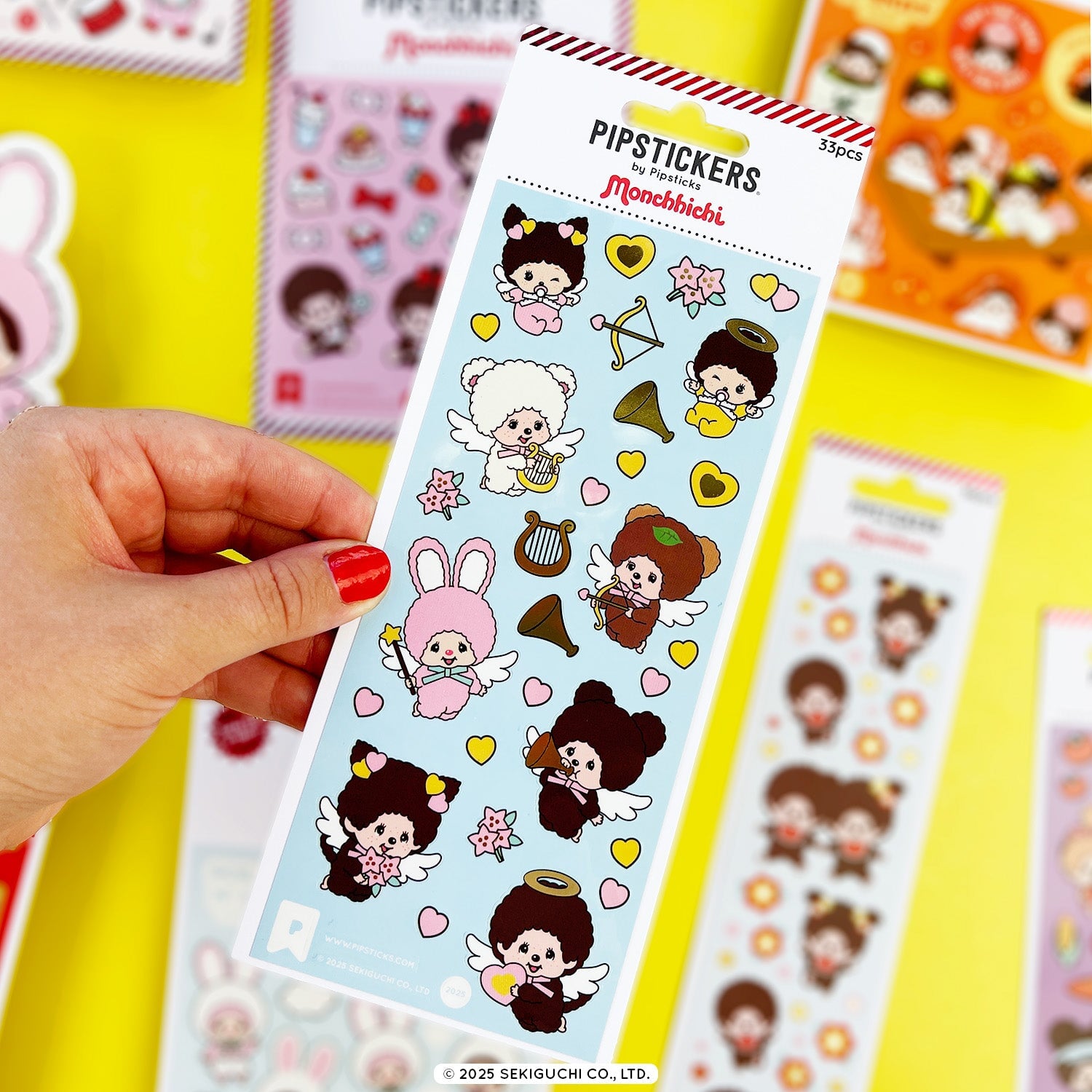 Pipsticks x Monchhichi Stickers + Stationery Box