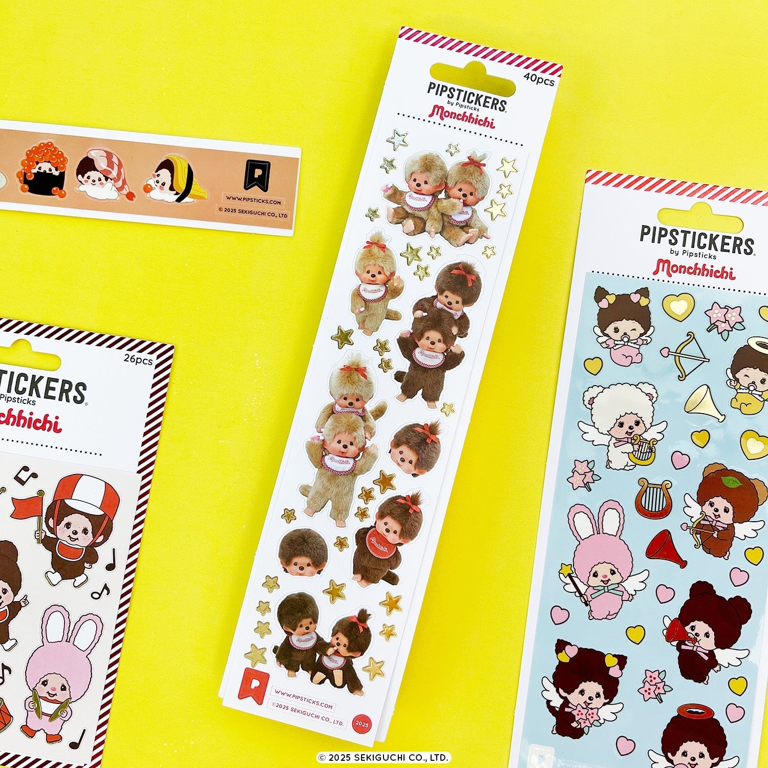 Pipsticks x Monchhichi Stickers + Stationery Box