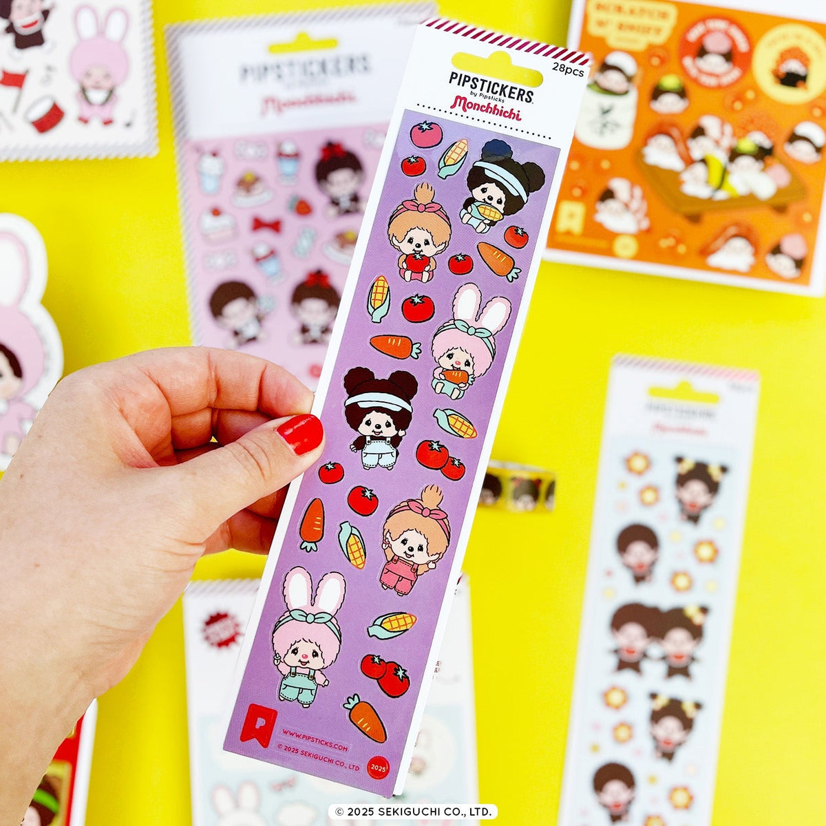Pipsticks x Monchhichi Stickers + Stationery Box