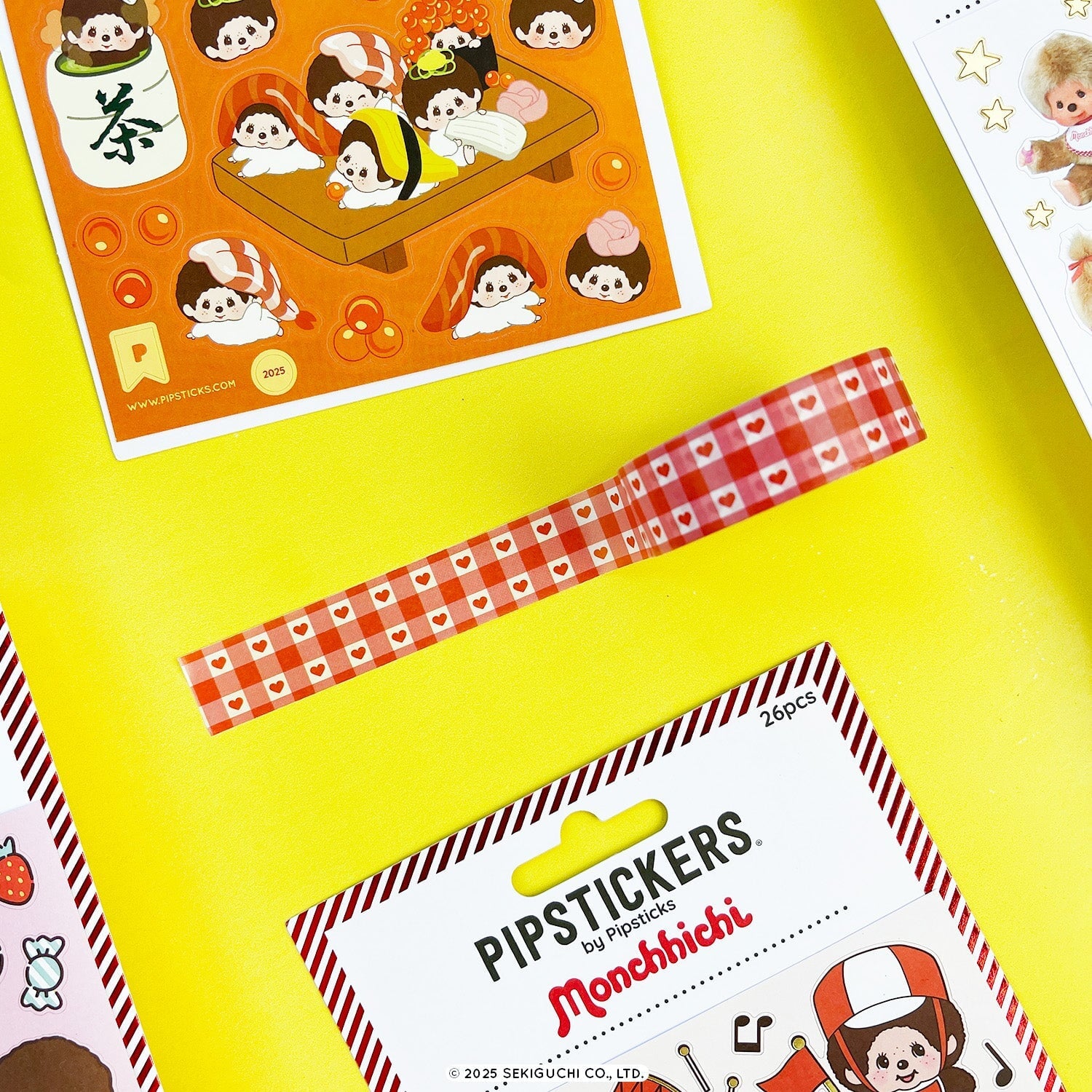 Pipsticks x Monchhichi Stickers + Stationery Box