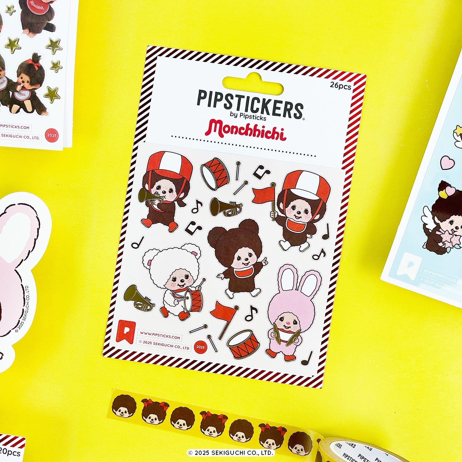 Pipsticks x Monchhichi Stickers + Stationery Box