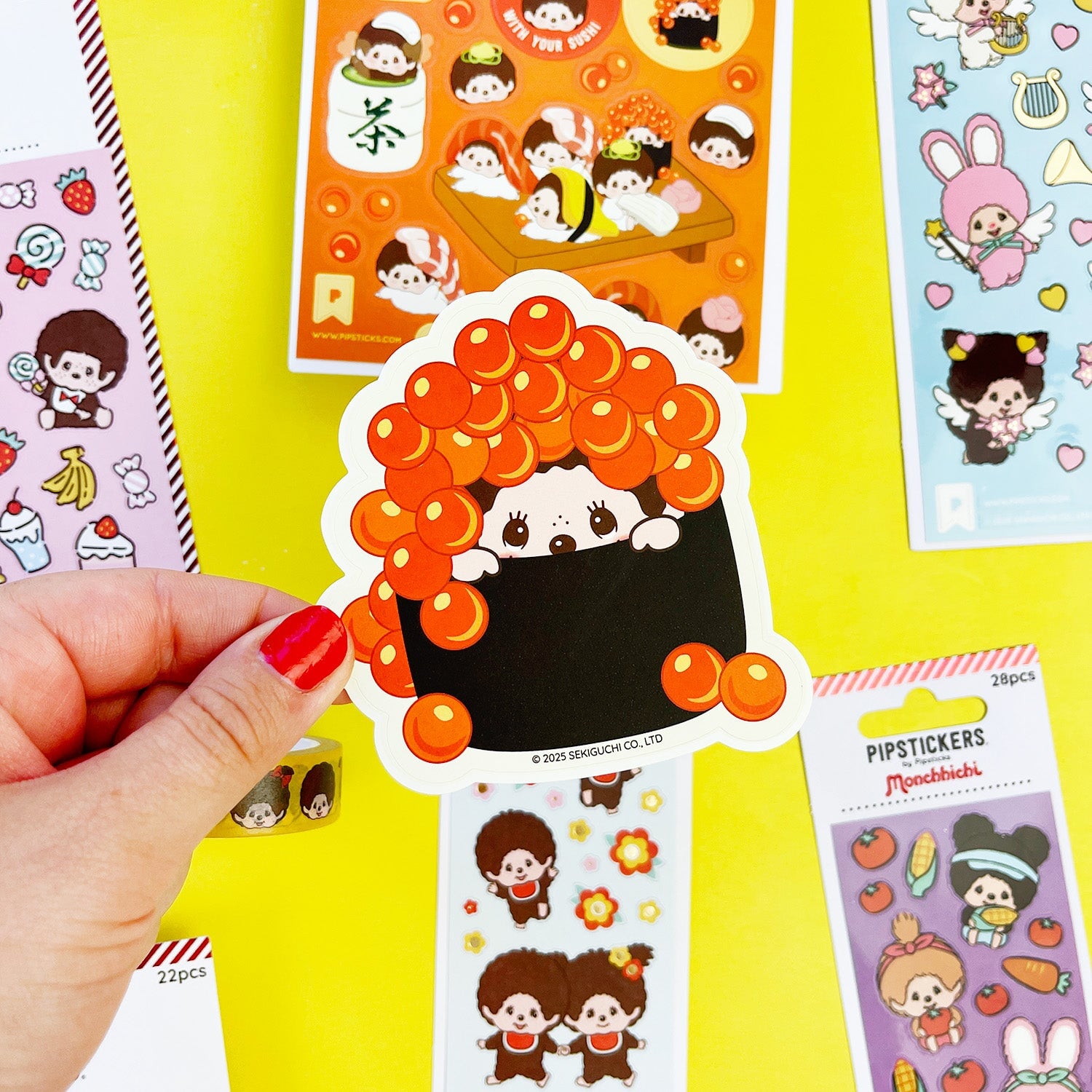 Pipsticks x Monchhichi Stickers + Stationery Box