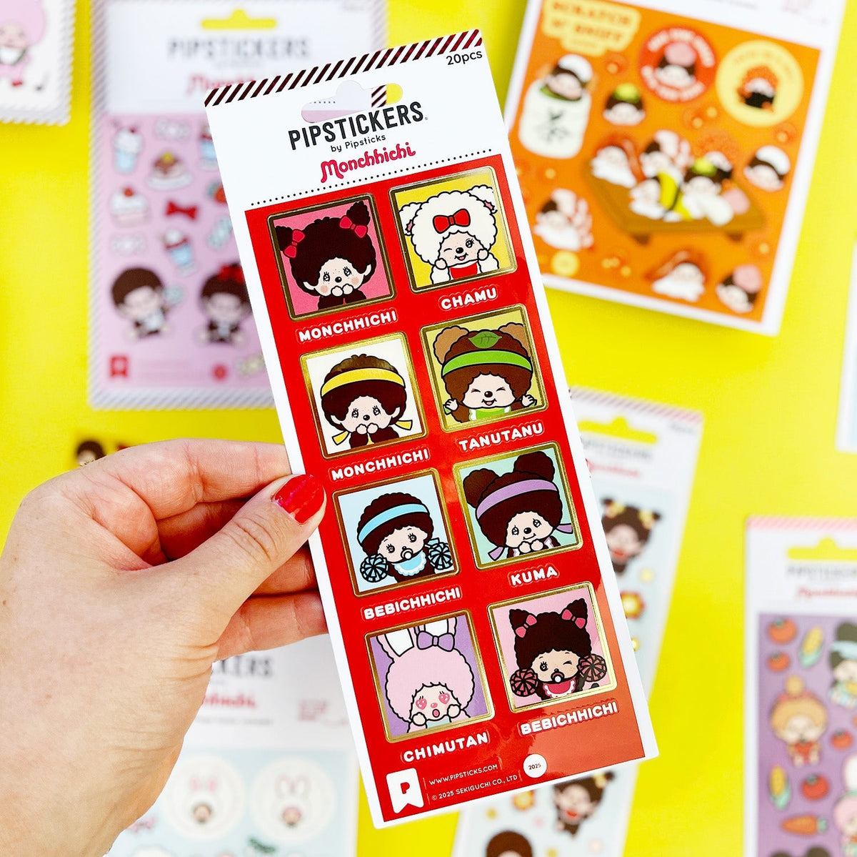 Pipsticks x Monchhichi Stickers + Stationery Box