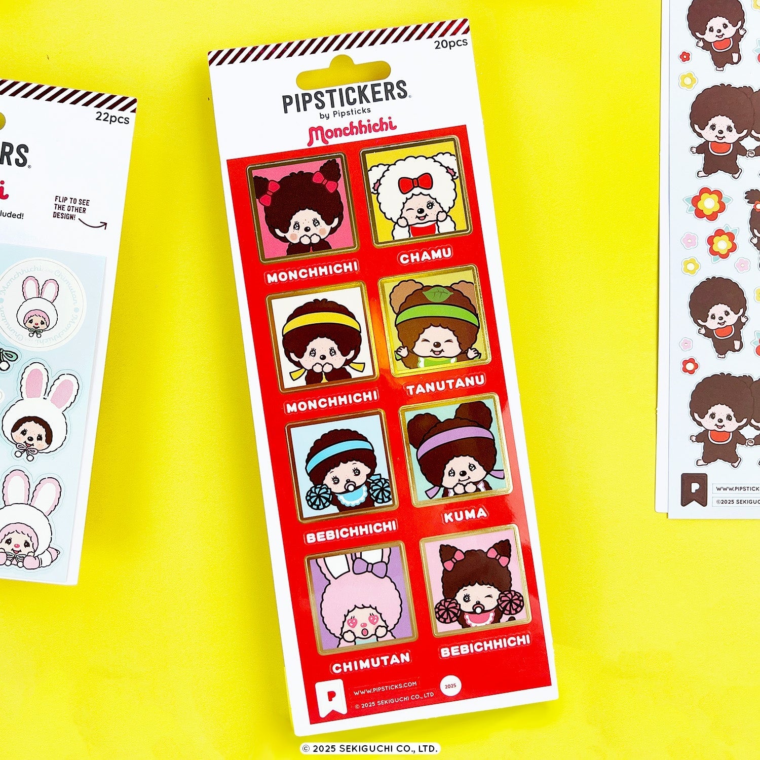 Pipsticks x Monchhichi Stickers + Stationery Box
