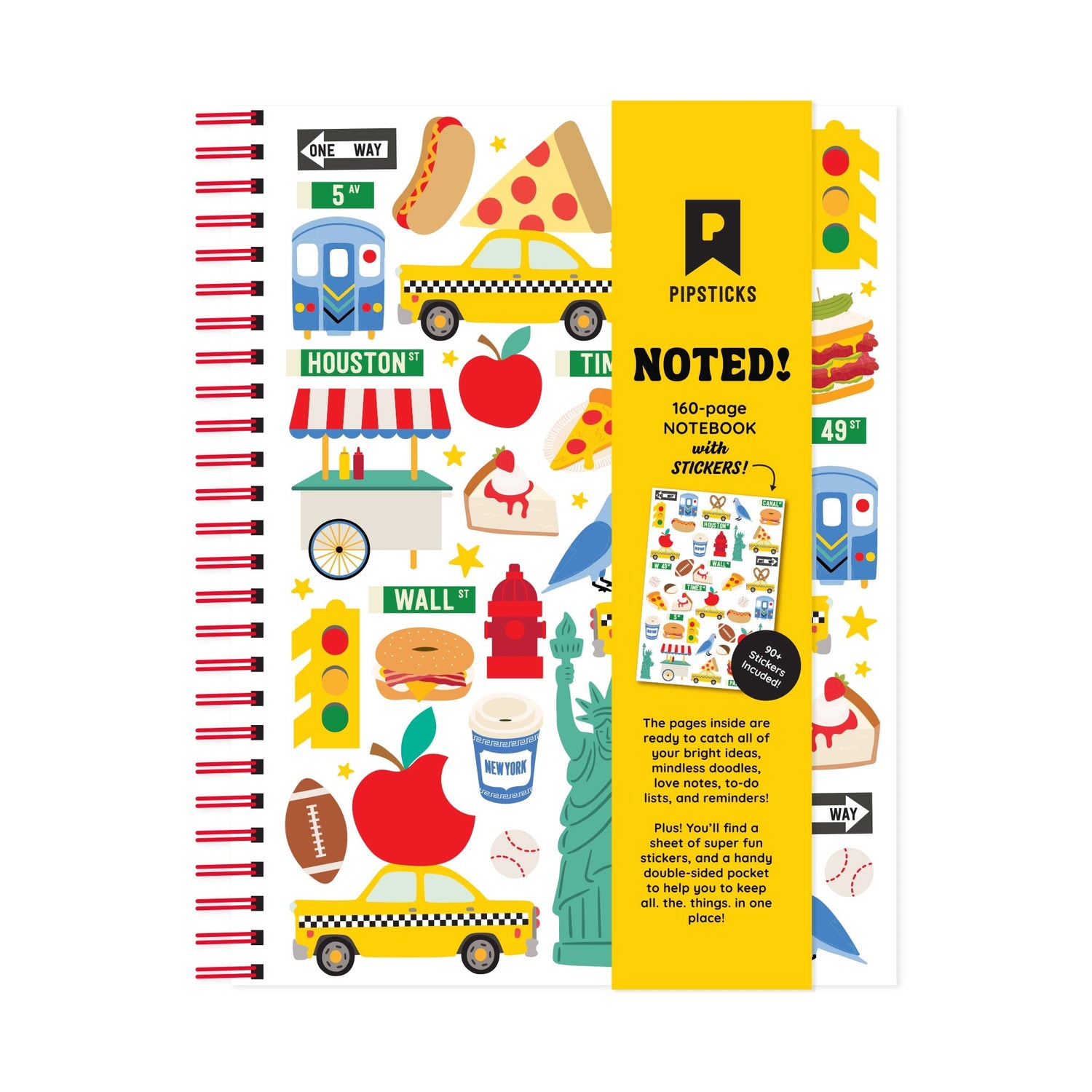 New York Novelty Spiral Notebook