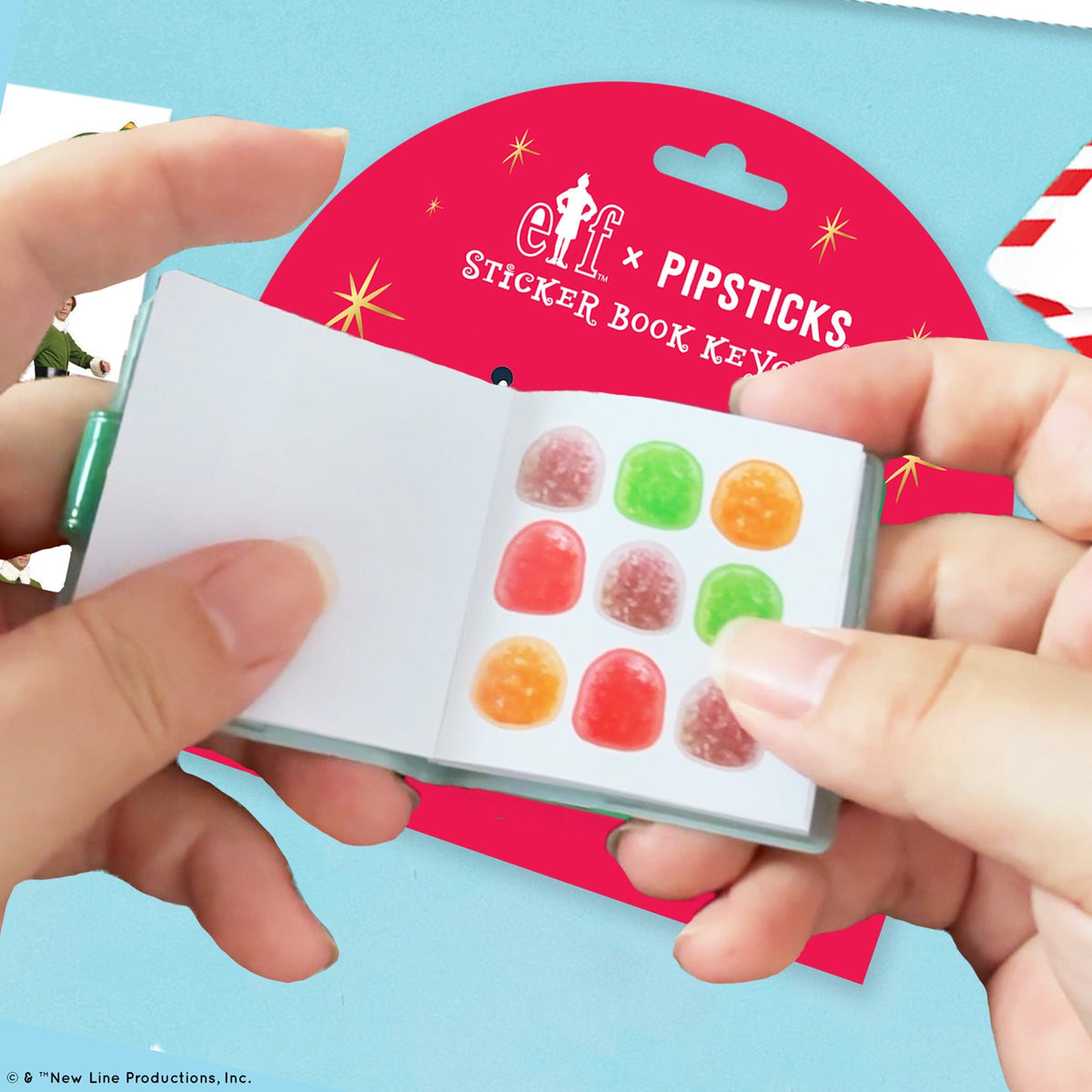 Elf Mini Sticker Book Keychain