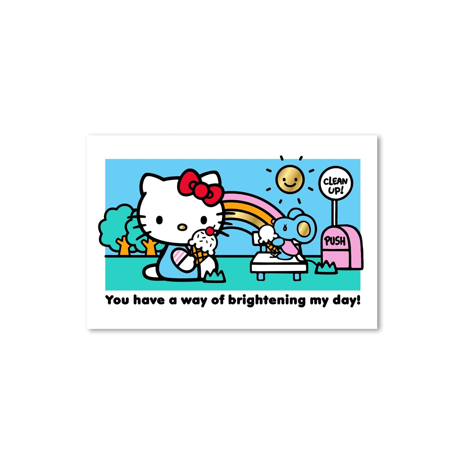School Bus Rules Hello Kitty Sticker Pack