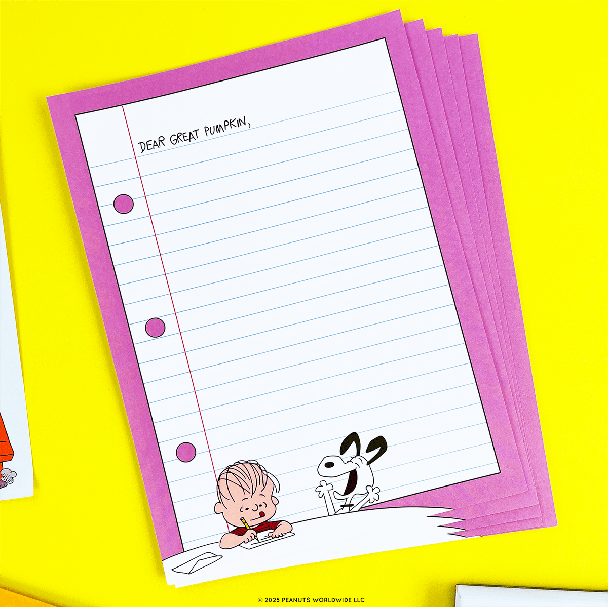 Peanuts Dear Great Pumpkin Letter Kit