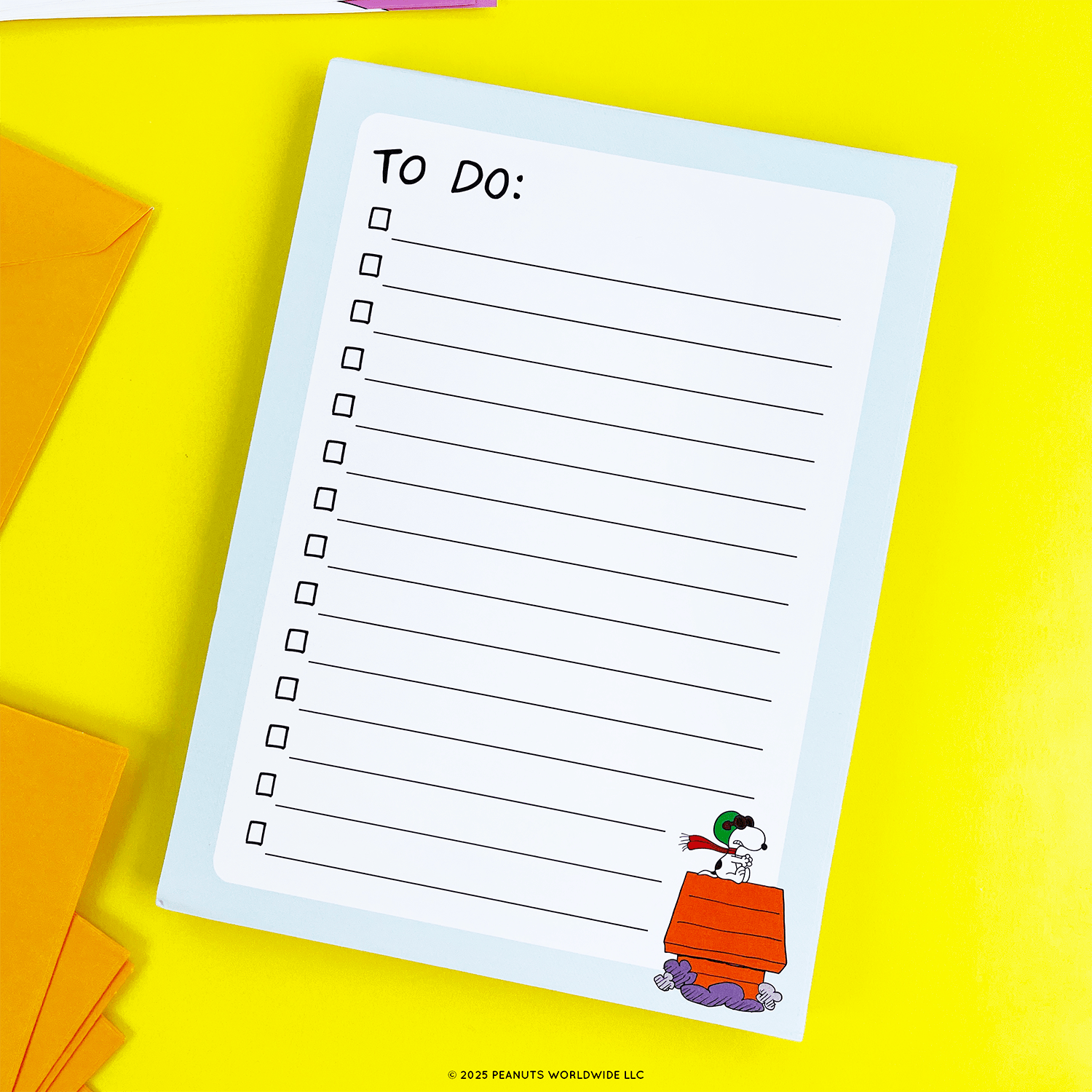 Peanuts Flying Ace Notepad