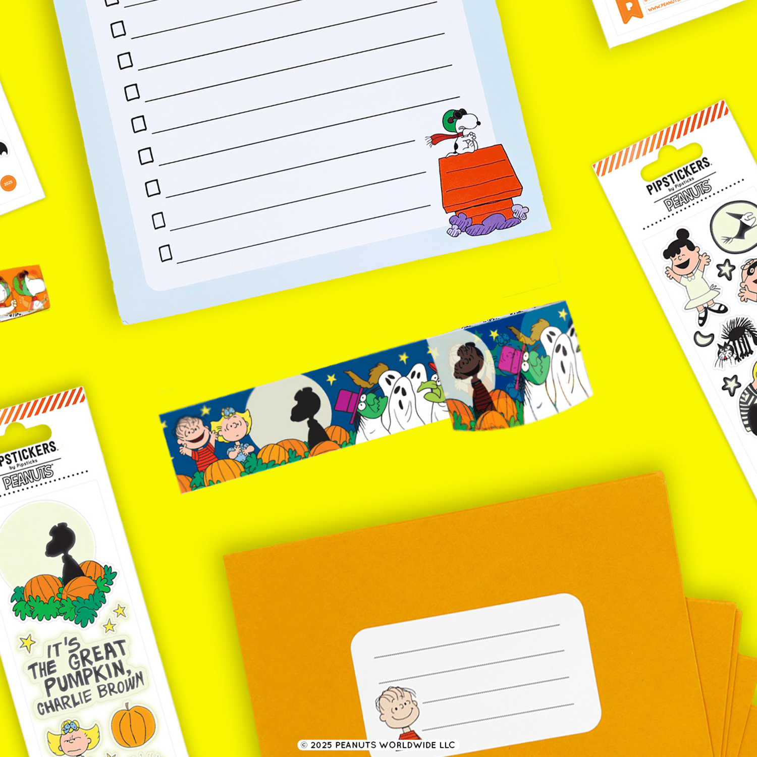 Peanuts Pumpkin Patch Washi