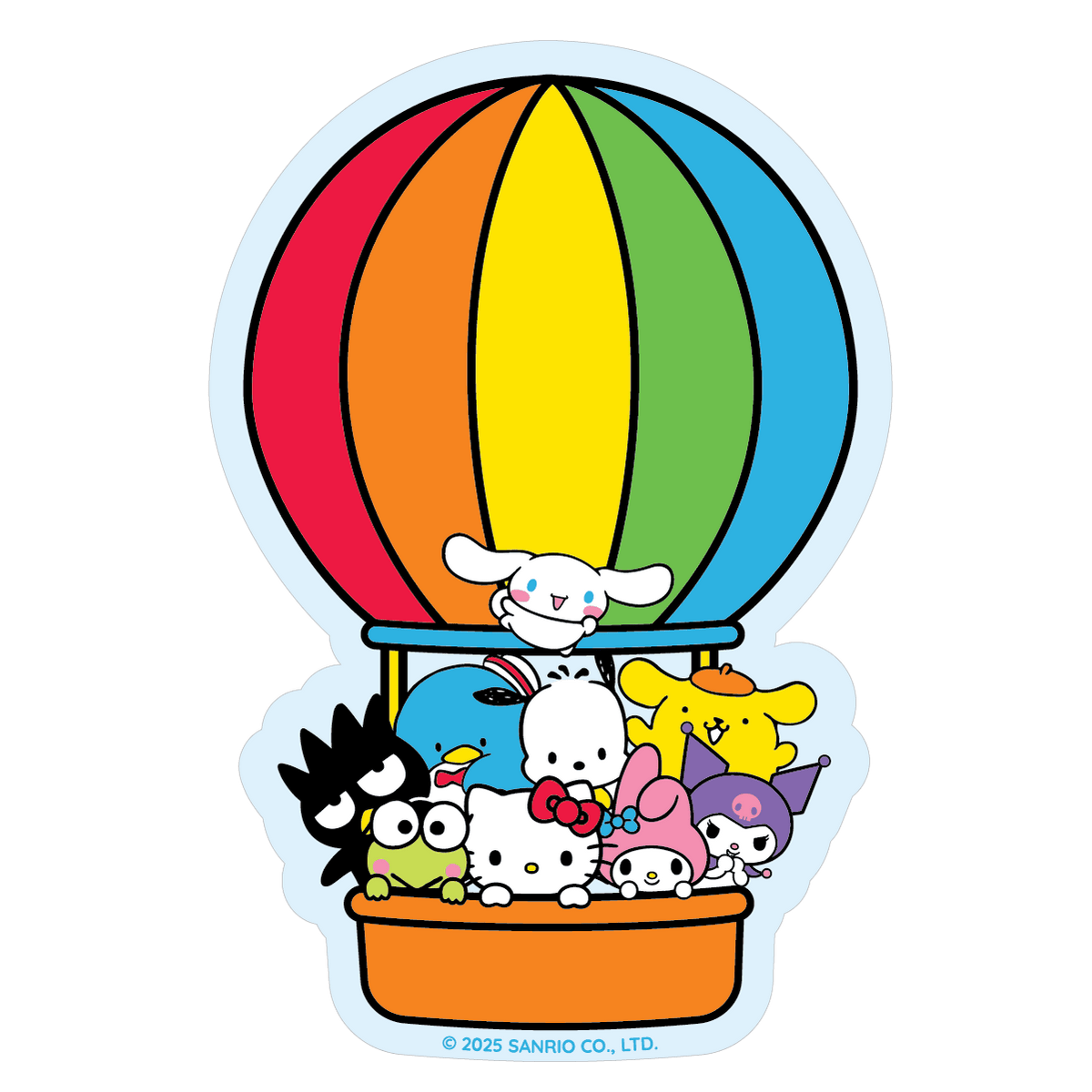 Up, Up away Hello Kitty & Friends Sticker Pack