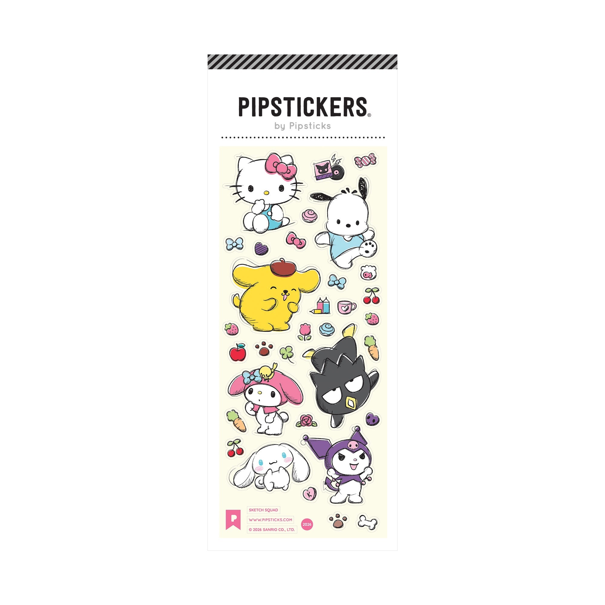 Hello Kitty and Friends Cozy Crafts Sticker Pack