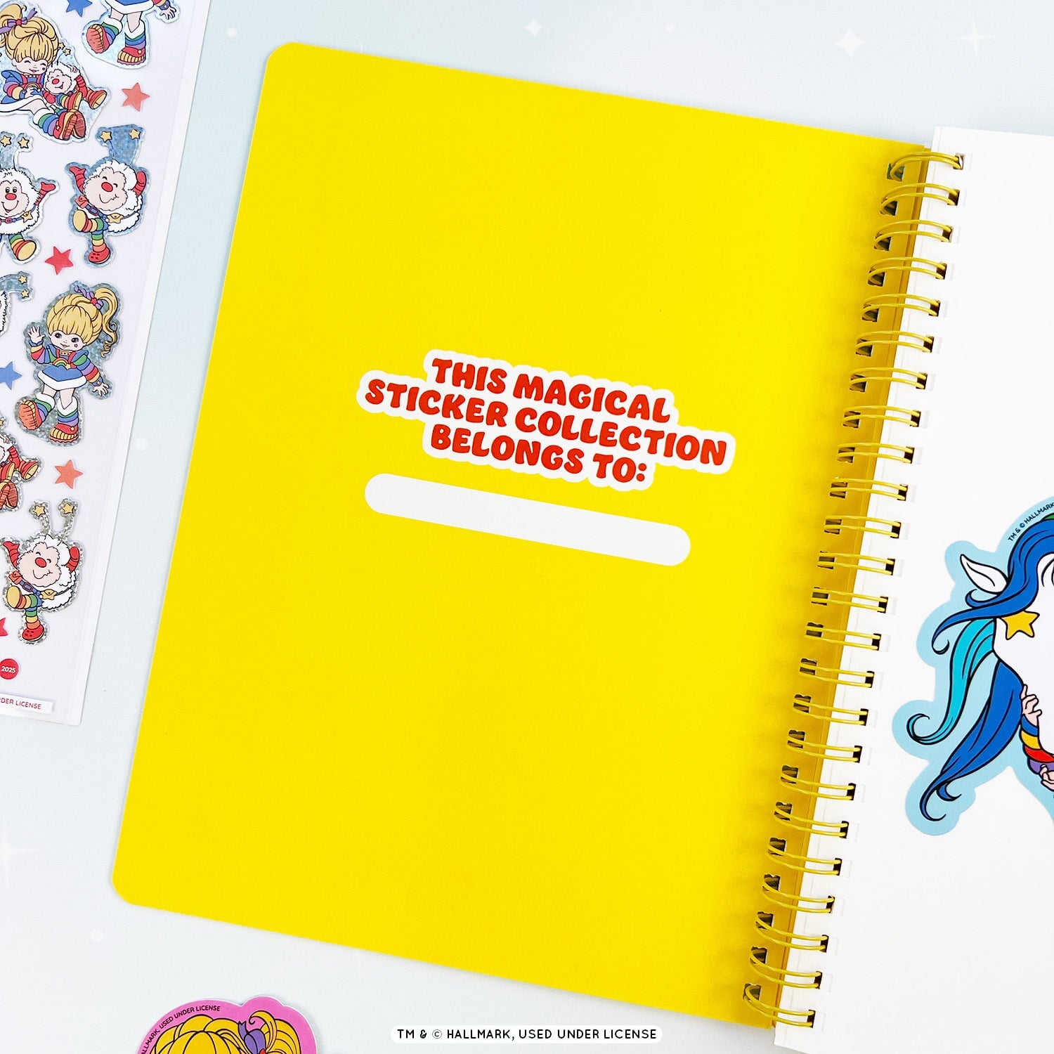 Magical Rainbow Brite Re-Usable Sticker Book