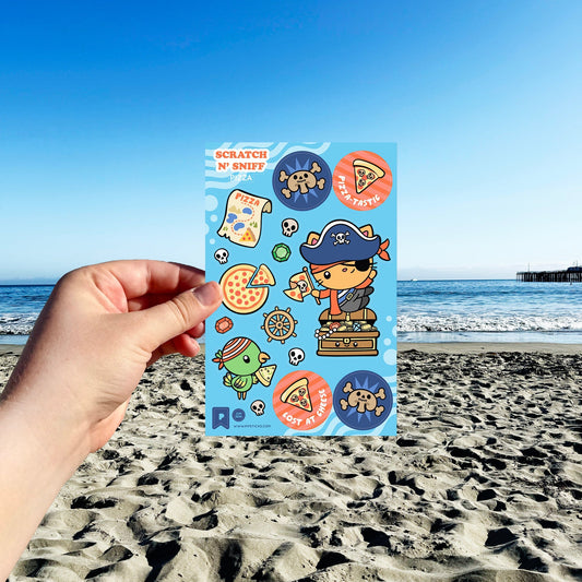 Pirate Pizza Party Scratch and Sniff
