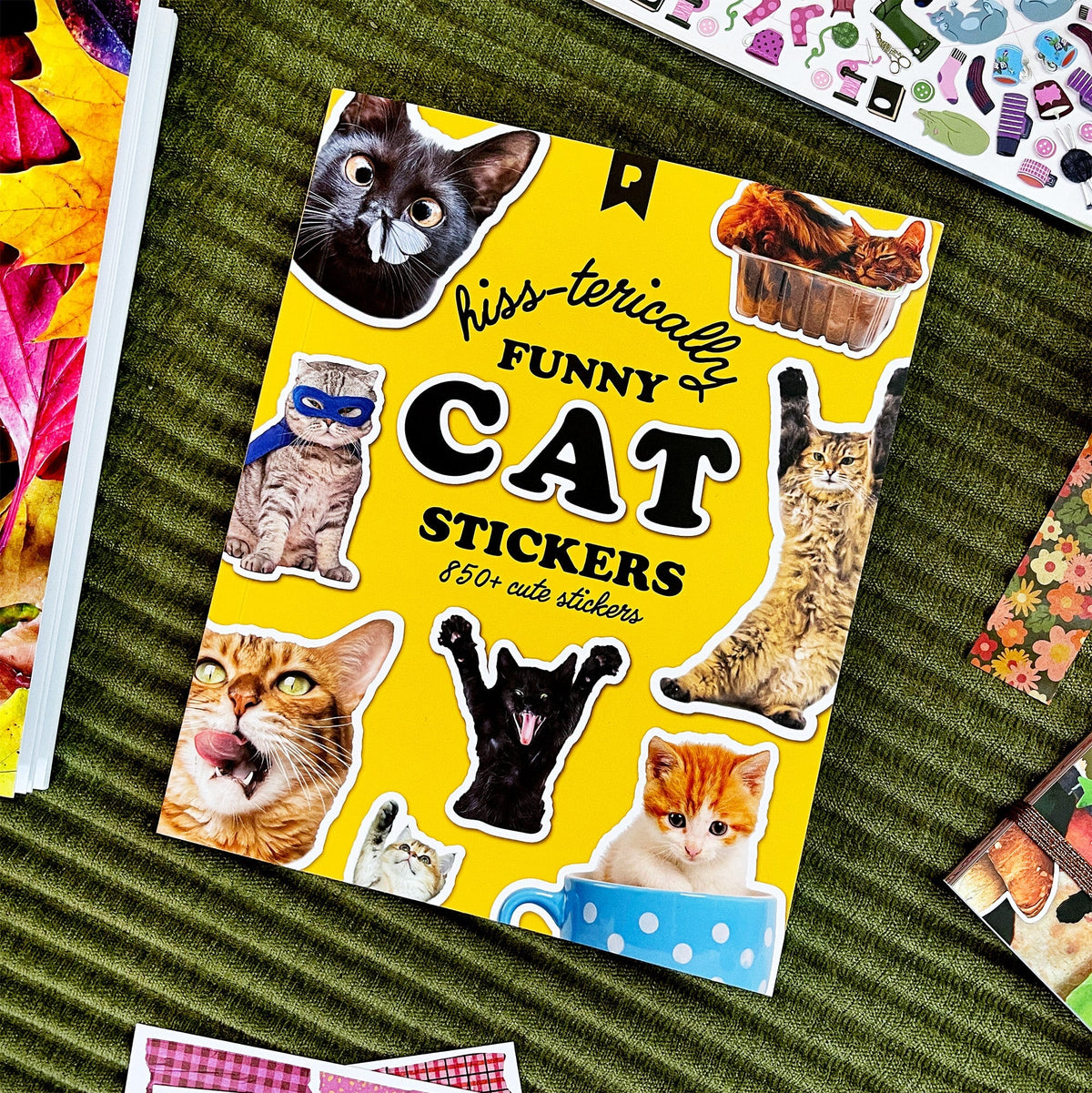 Hiss-terically Funny Cat Sticker Book