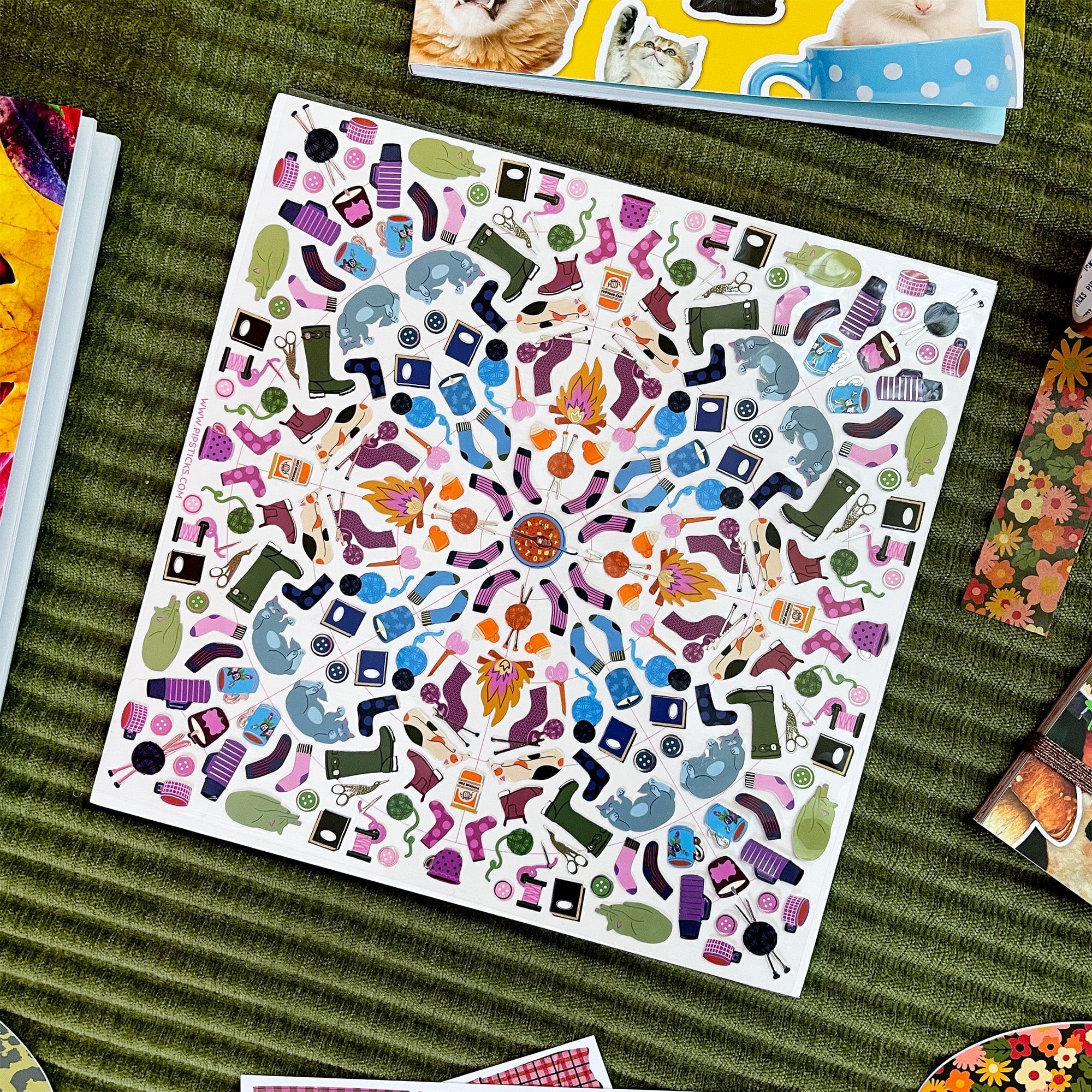 Autumn Afternoons Stickerburst
