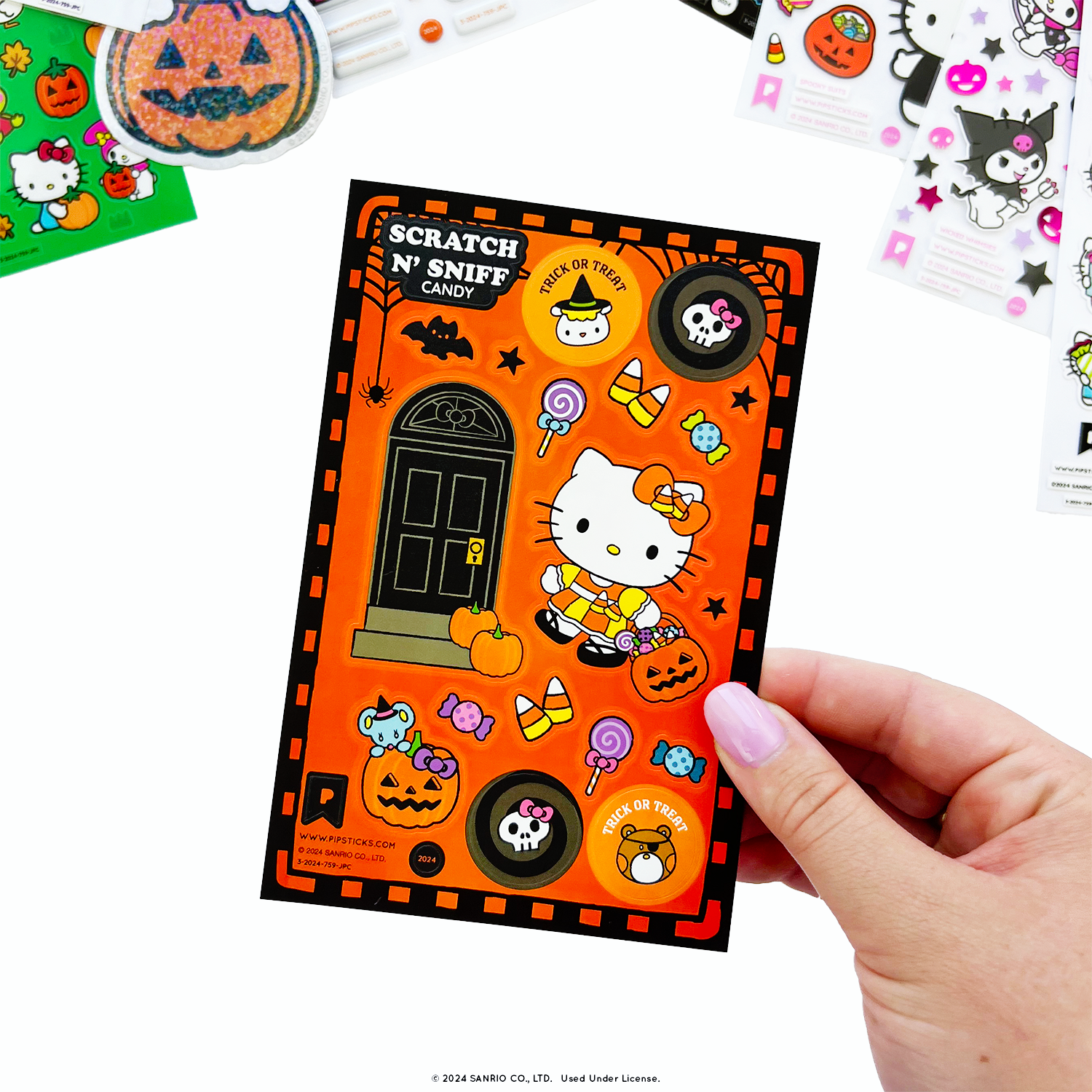 Trick Or Treat Hello Kitty and Friends Sticker Pack