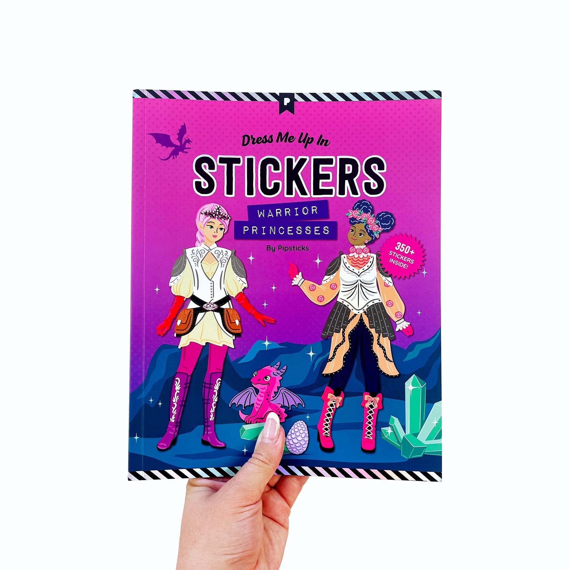 Warrior Princesses Dress-Me-Up In Stickers Book