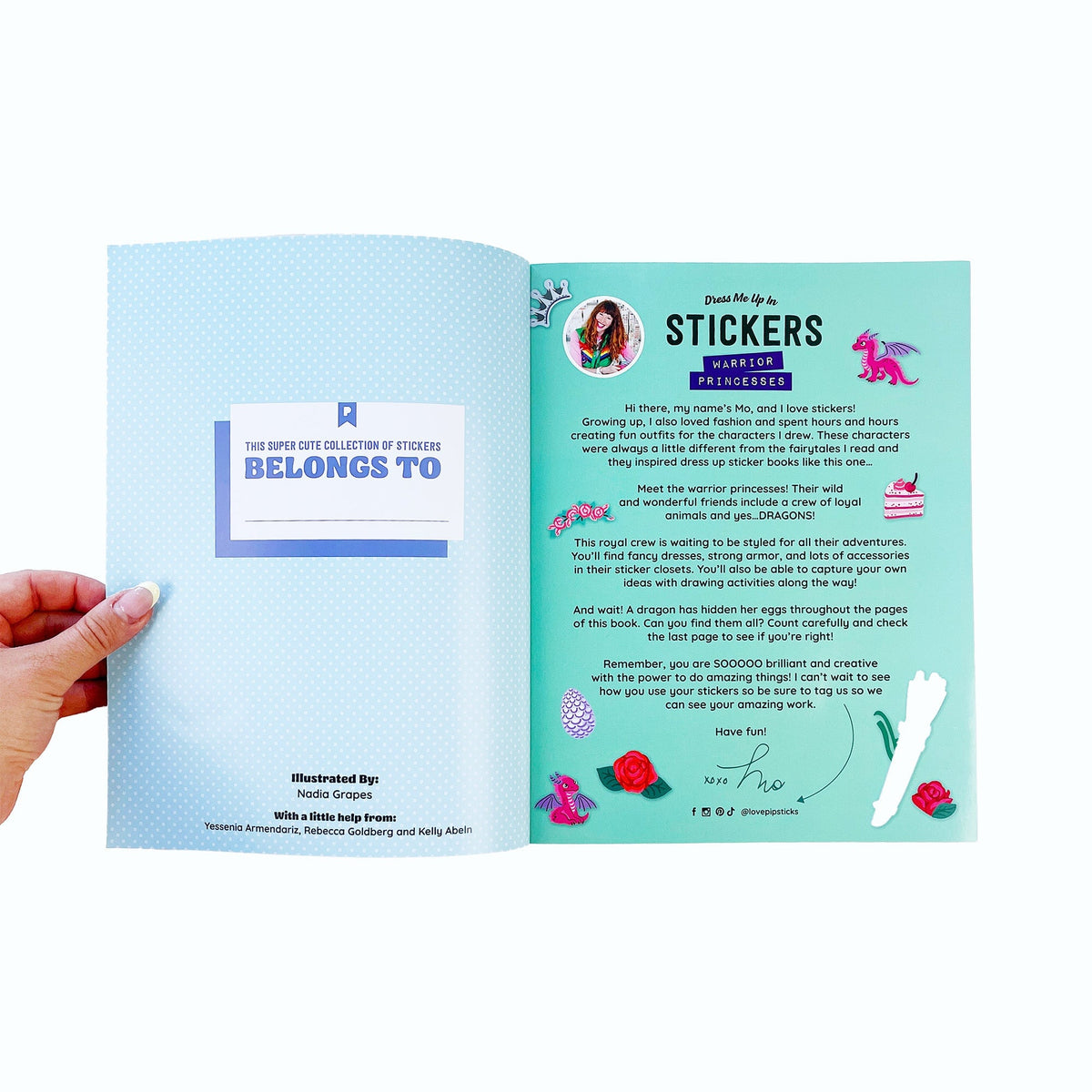 Warrior Princesses Dress-Me-Up In Stickers Book