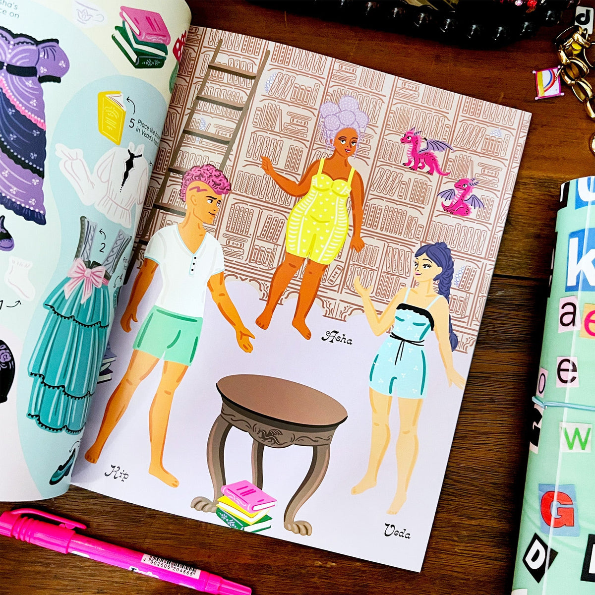 Warrior Princesses Dress-Me-Up In Stickers Book
