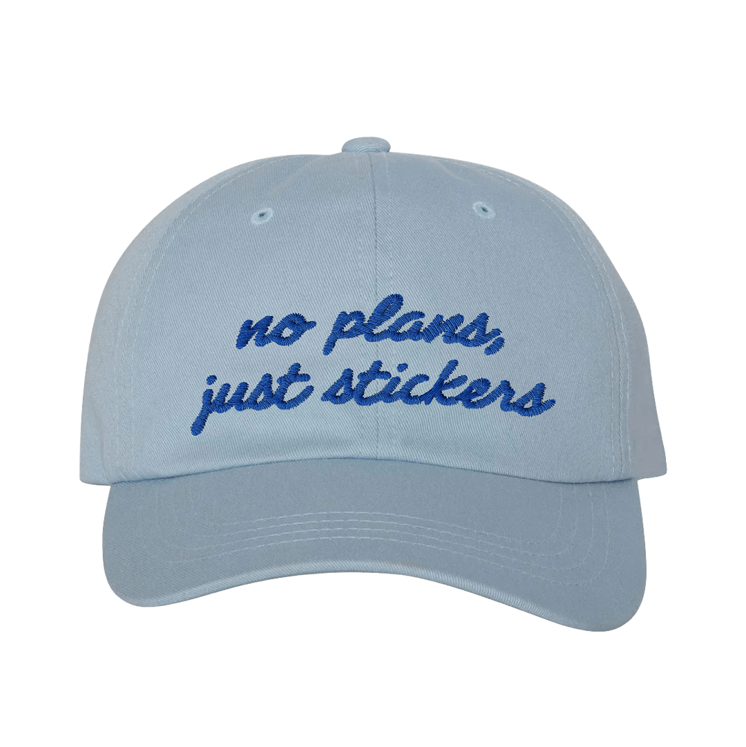 No Plans, Just Stickers Hat
