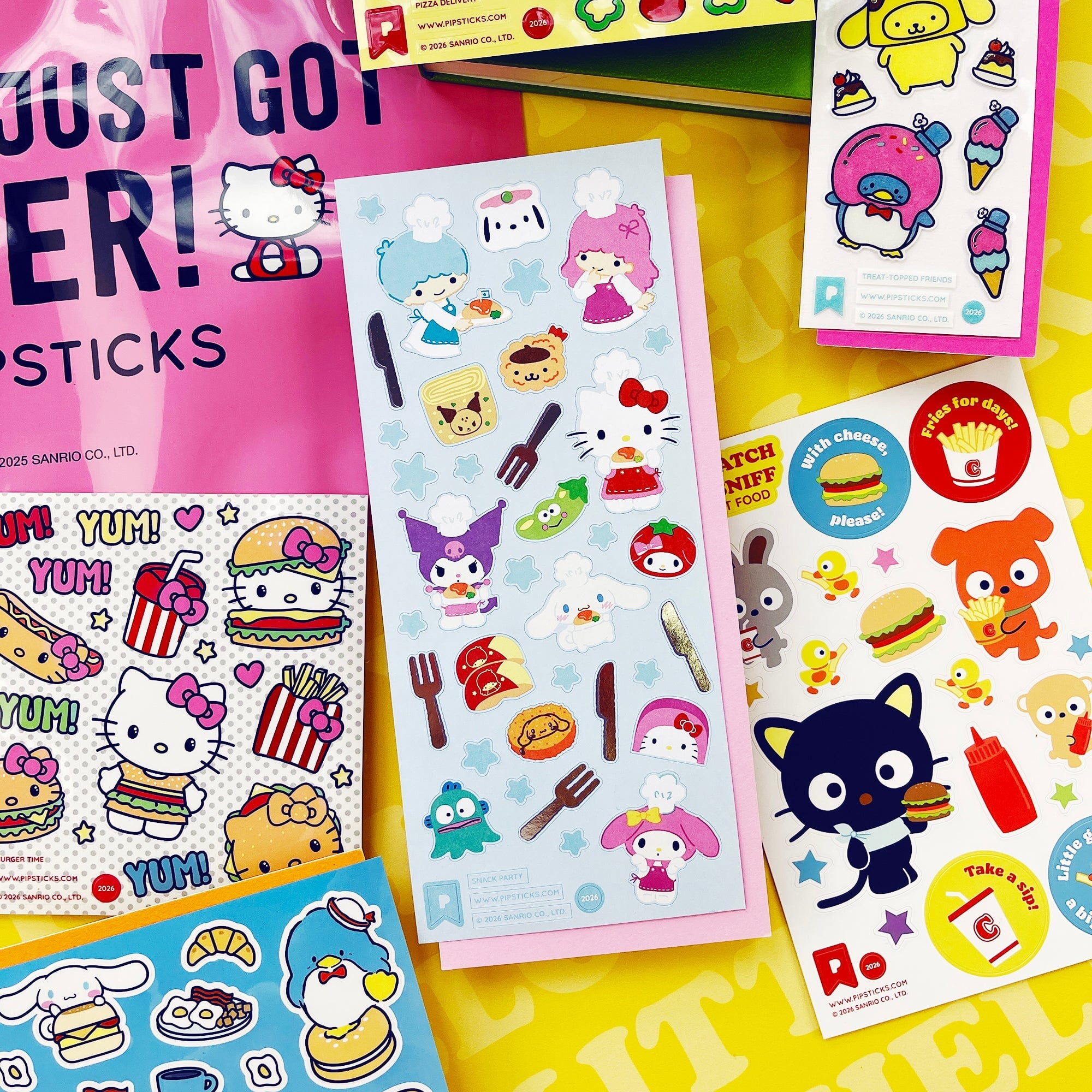 Hello Kitty and Friends Foodie Fun Sticker Pack