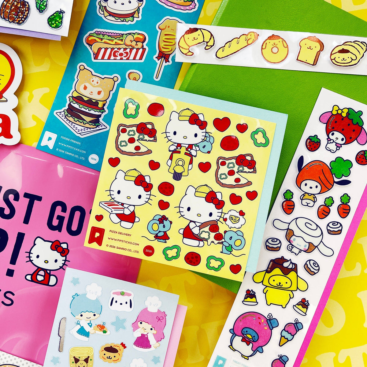 Hello Kitty and Friends Foodie Fun Sticker Pack