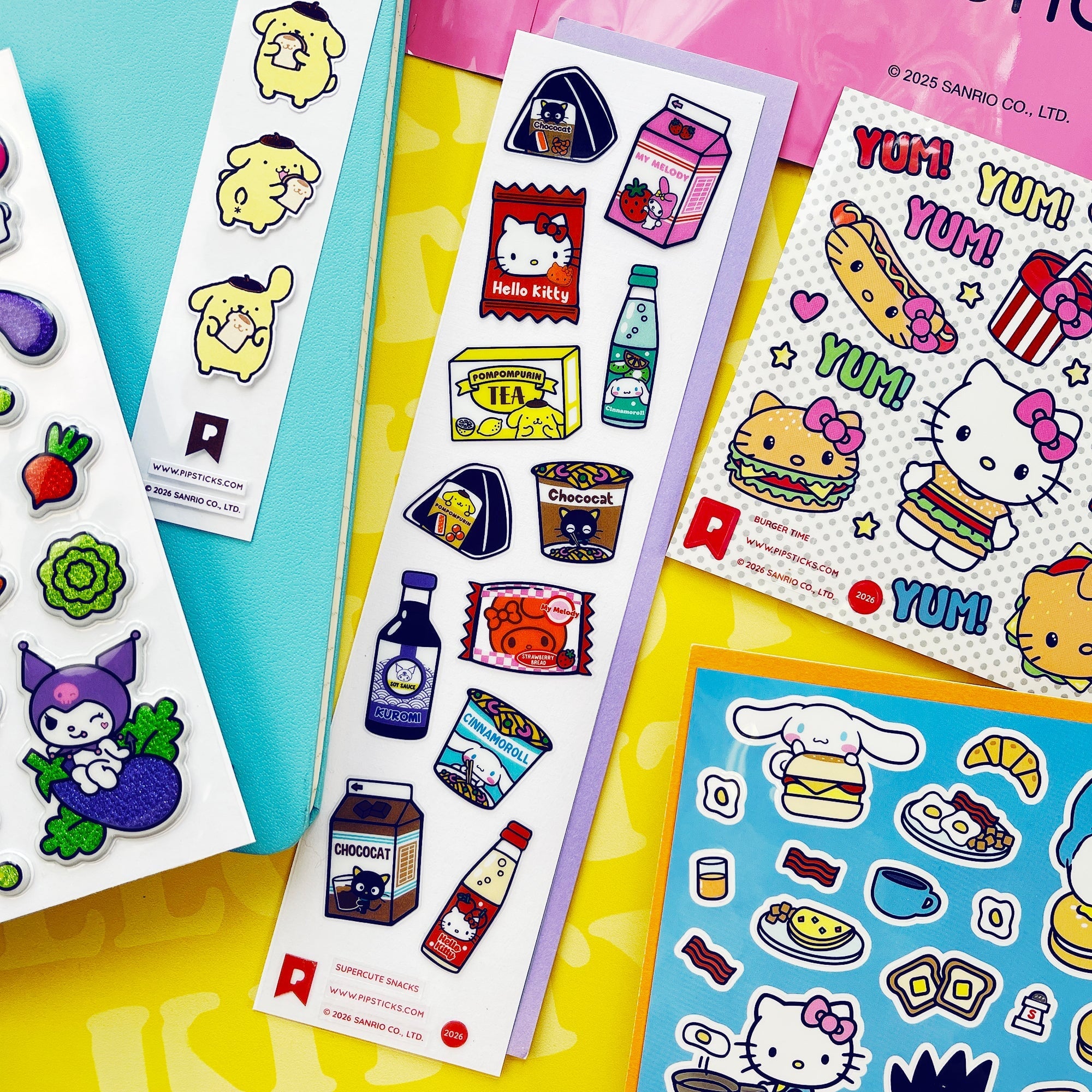 Hello Kitty and Friends Foodie Fun Sticker Pack