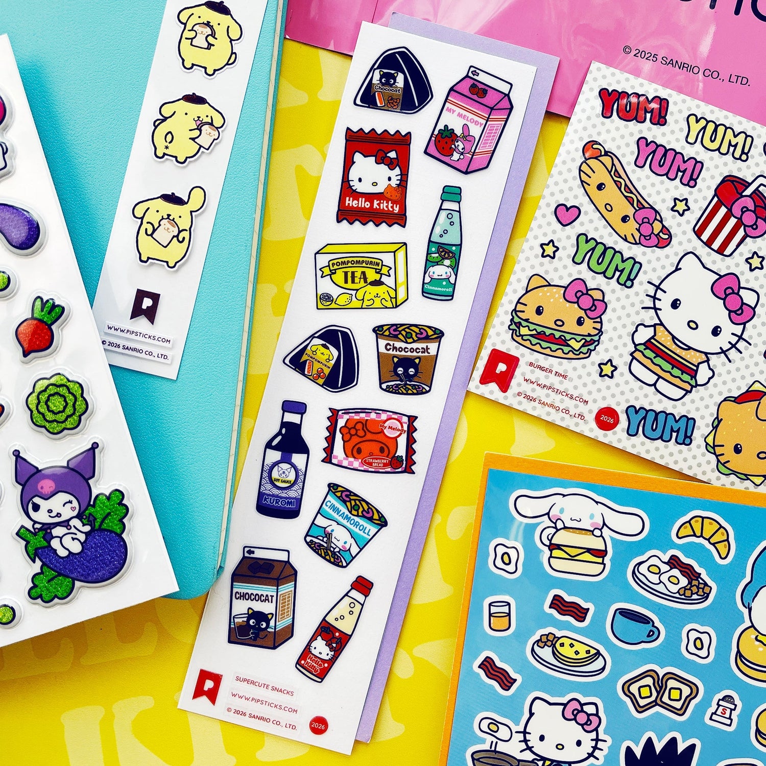 Hello Kitty and Friends Foodie Fun Sticker Pack