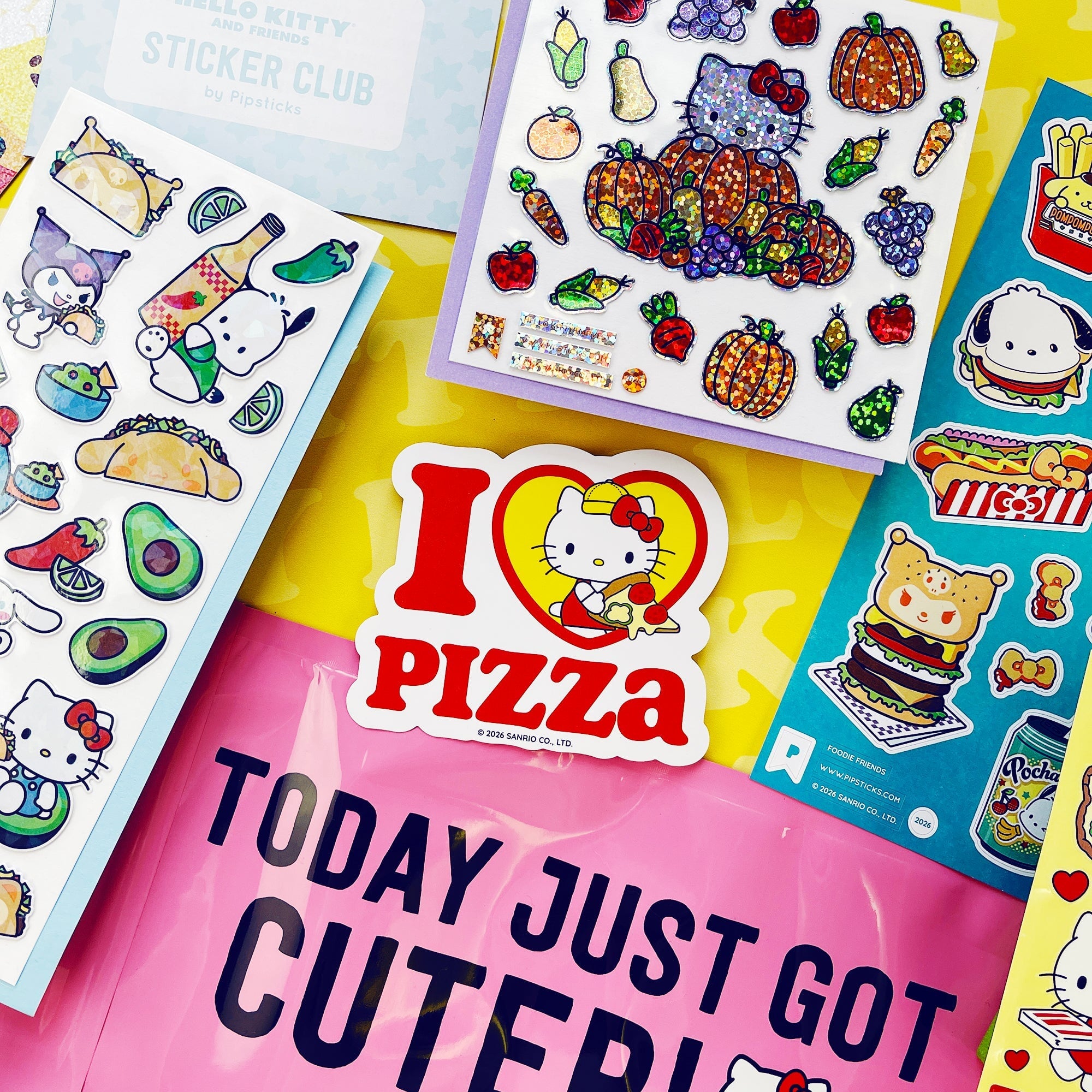 Hello Kitty and Friends Foodie Fun Sticker Pack