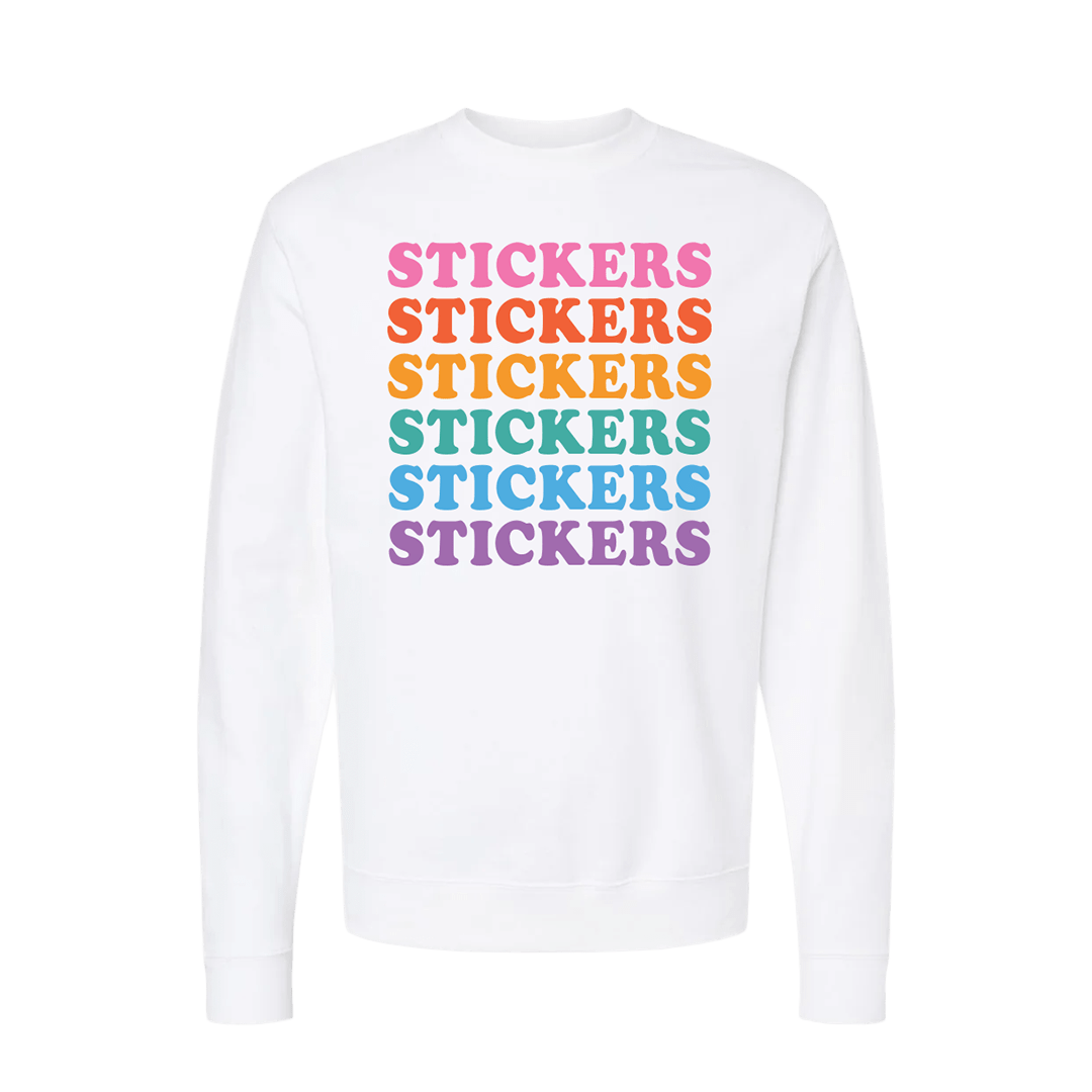 STICKERS STICKERS STICKERS Sweatshirt