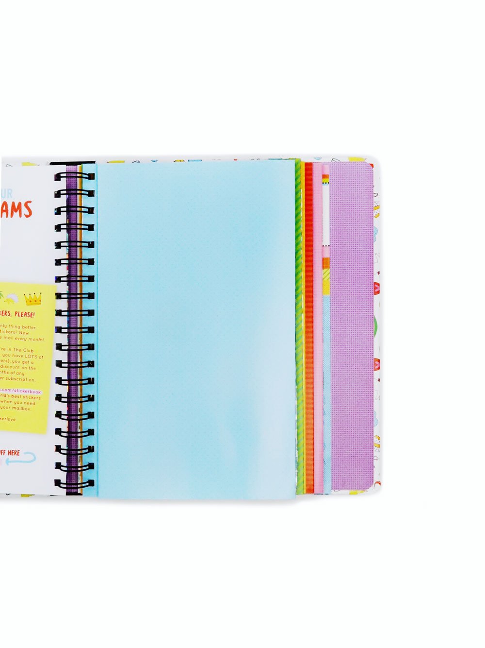 Hands Off My Stickers! Sticker Collection Book