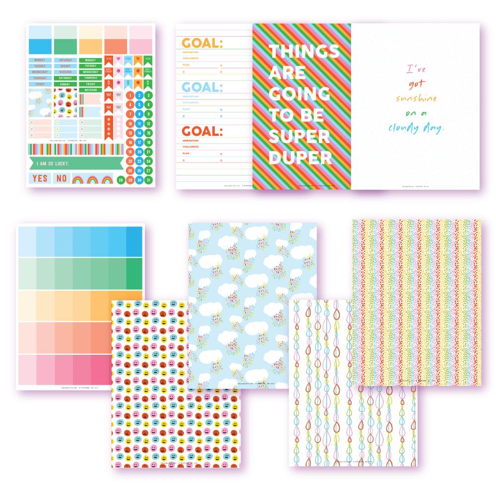 Rainbow Bright Planner Printables