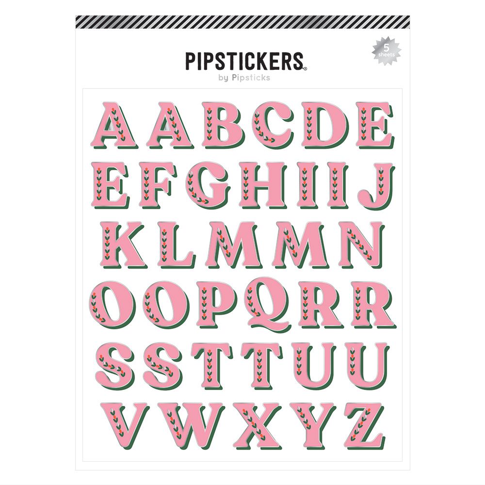 Rosebud Big Alphabet (5ct)