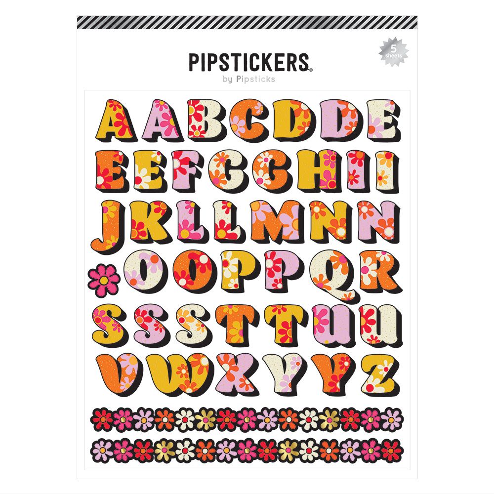 Dynamic Daisies Big Alphabet (5ct)