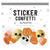 Fall Findings Sticker Confetti