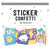 Weather Stations Sticker Confetti